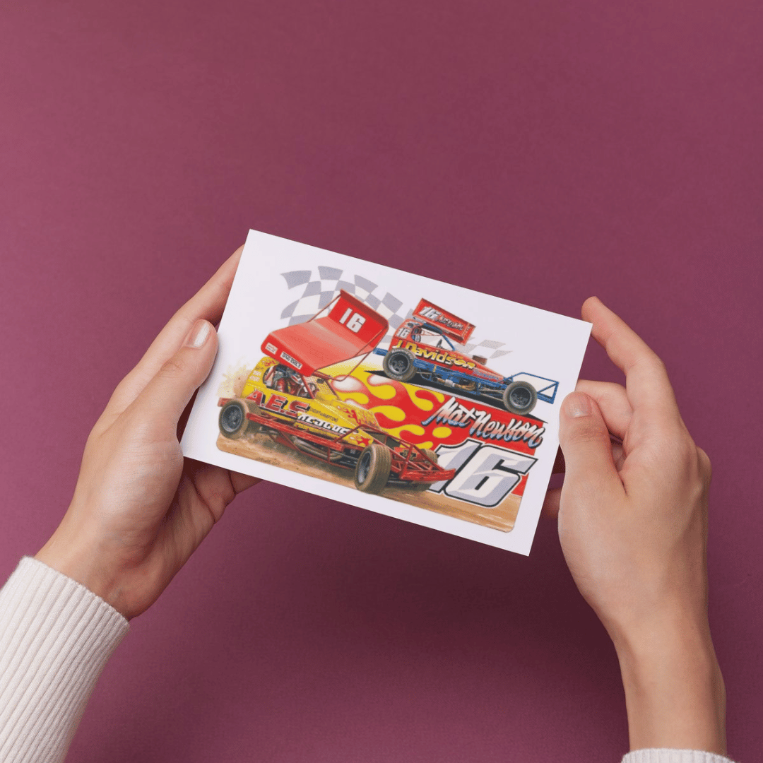 Brisca F1 Sticker #16 Mat Newson Stickers Stock Car & Banger Toy Tracks