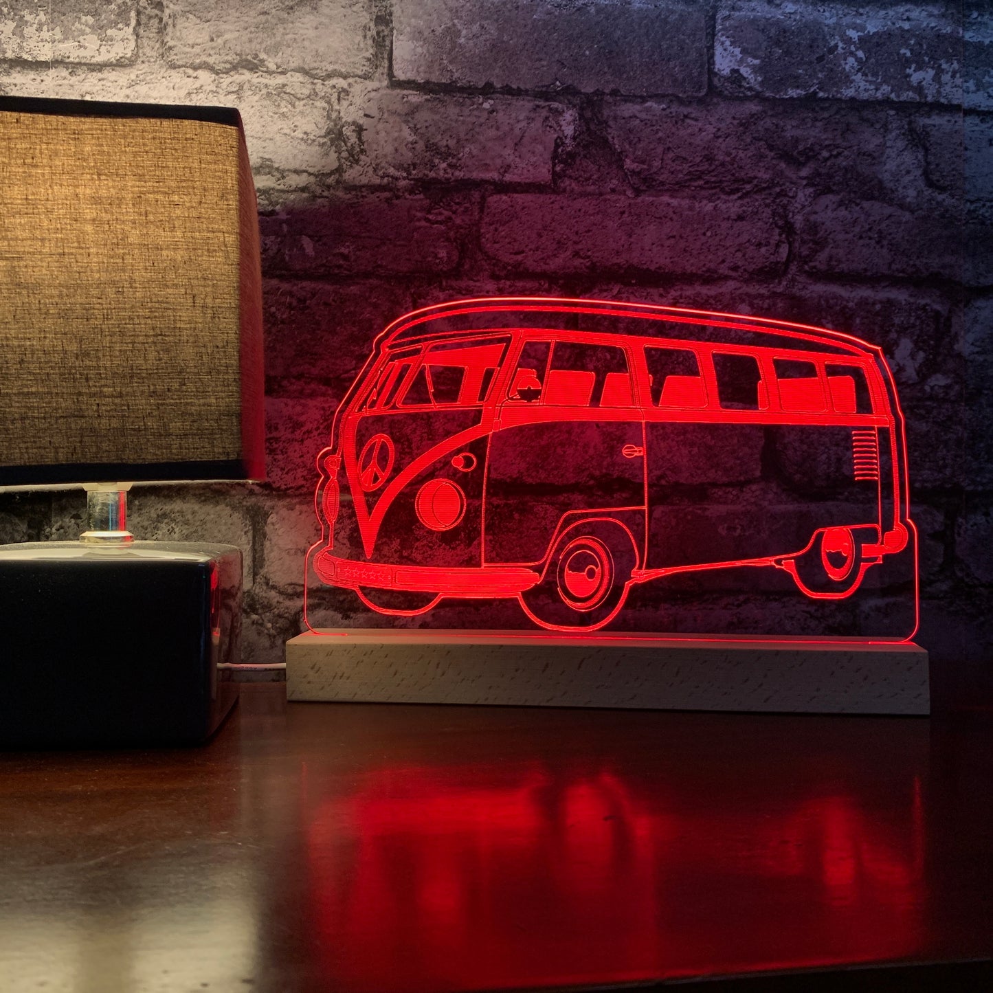VW Camper LED Lamp Night Light Night Light Stock Car & Banger Toy Tracks