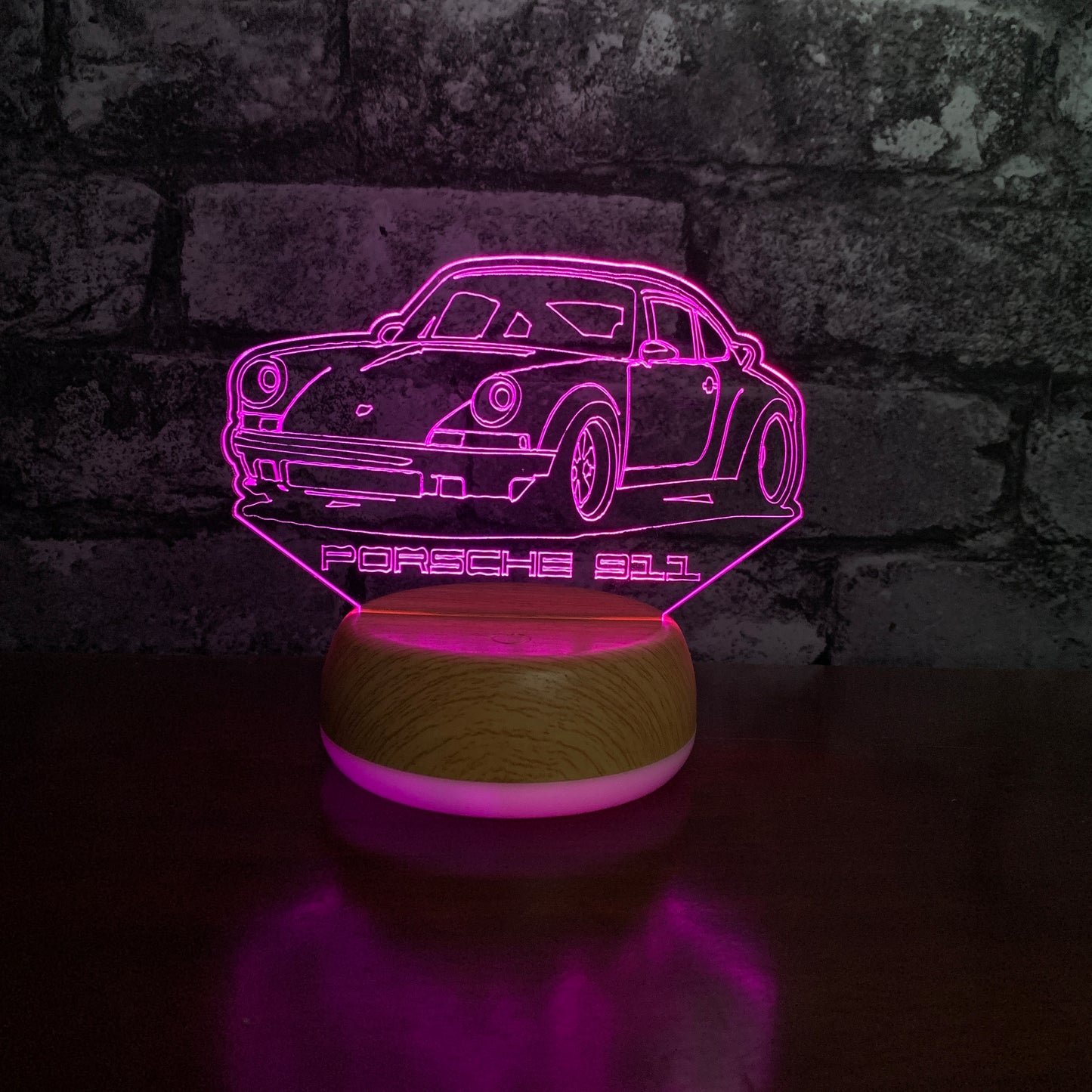 Porsche 911 LED Lamp Night Light Night Light Stock Car & Banger Toy Tracks