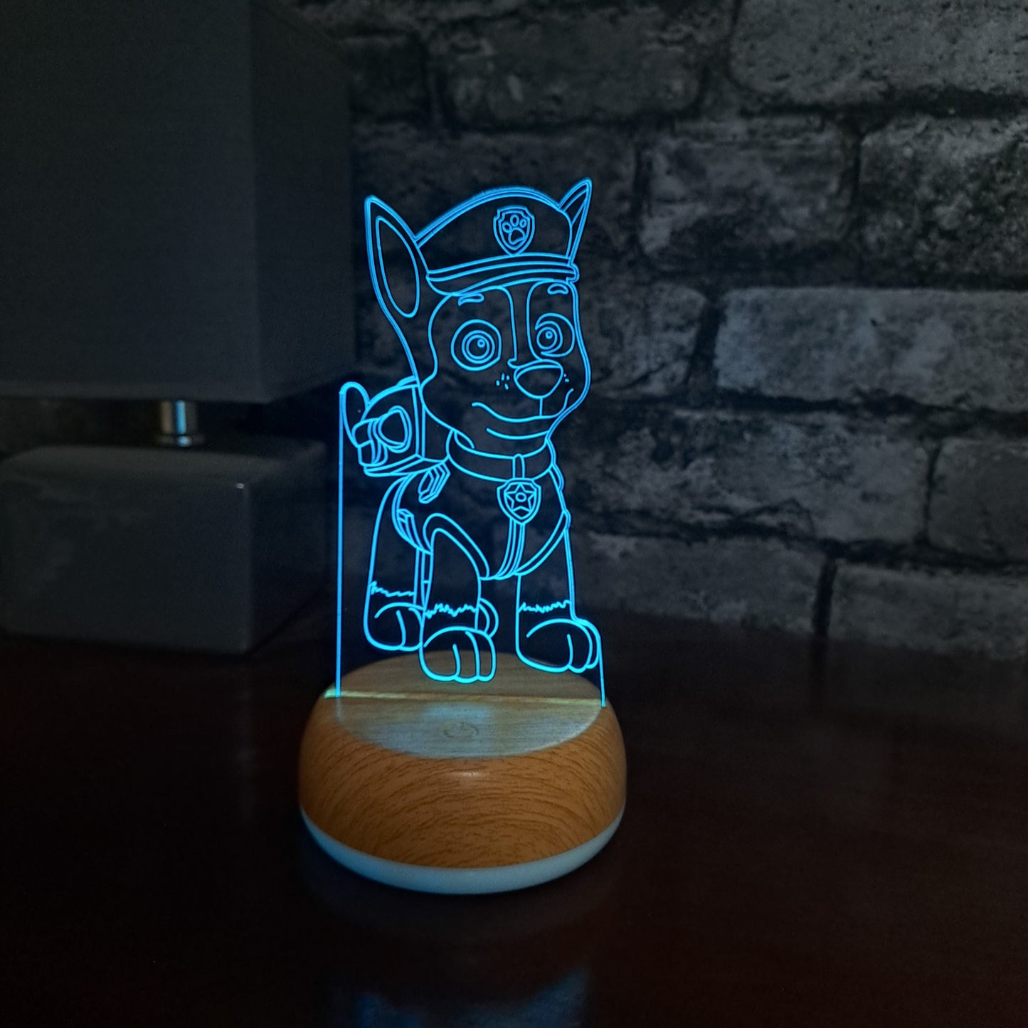 Chase Paw Patrol LED Lamp Night Light Night Light Stock Car & Banger Toy Tracks