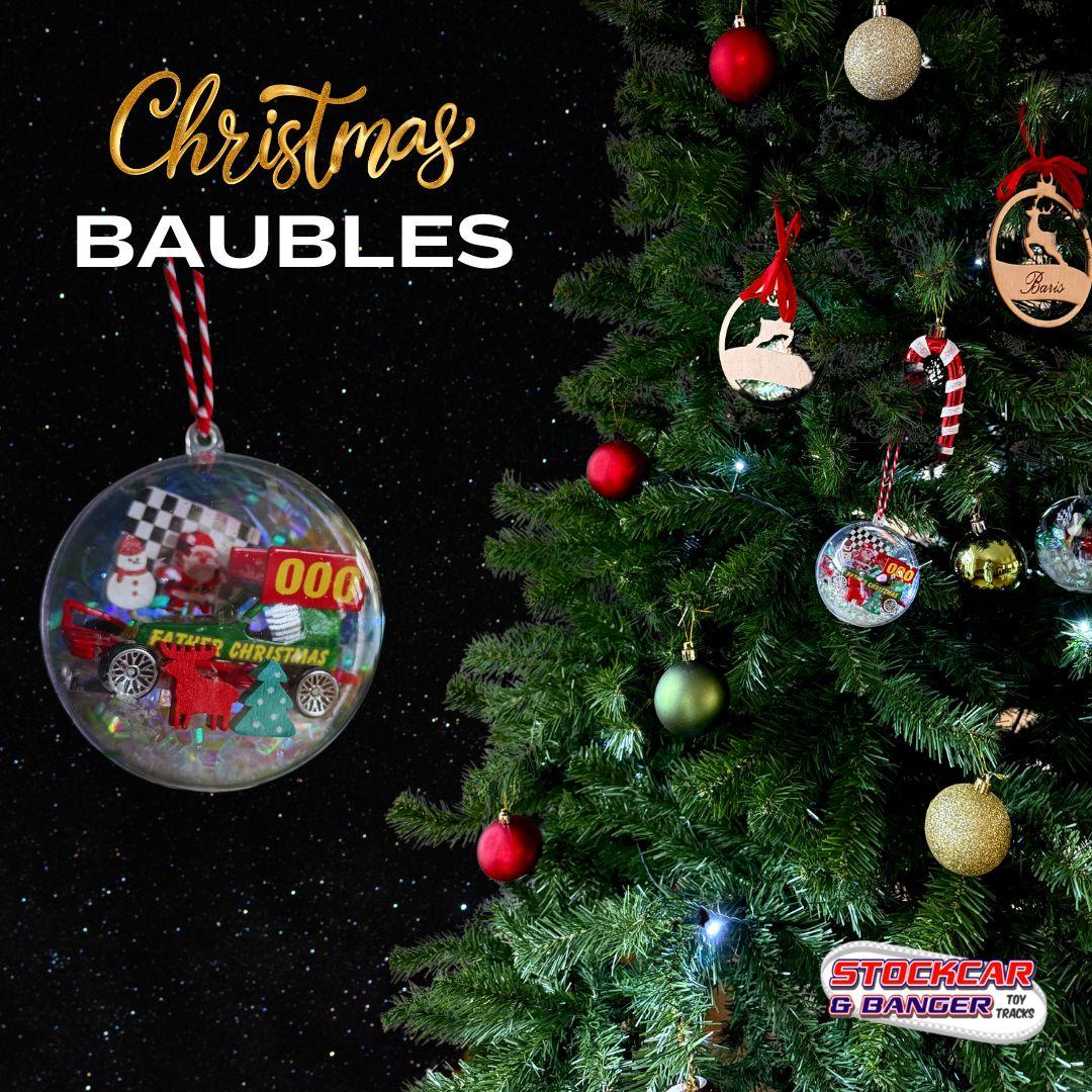 Christmas Stockcar Bauble Bauble Stock Car & Banger Toy Tracks