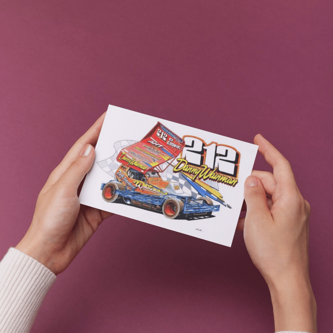 Brisca F1 Sticker #212 Danny Wainman Stickers Stock Car & Banger Toy Tracks