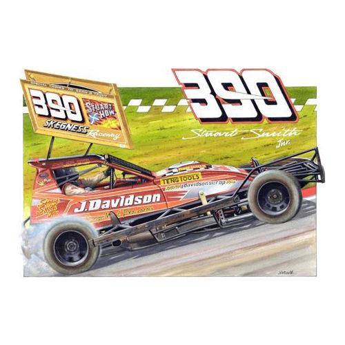 Brisca F1 #390 Stuart Smith Junior Serious Print Prints Stock Car & Banger Toy Tracks