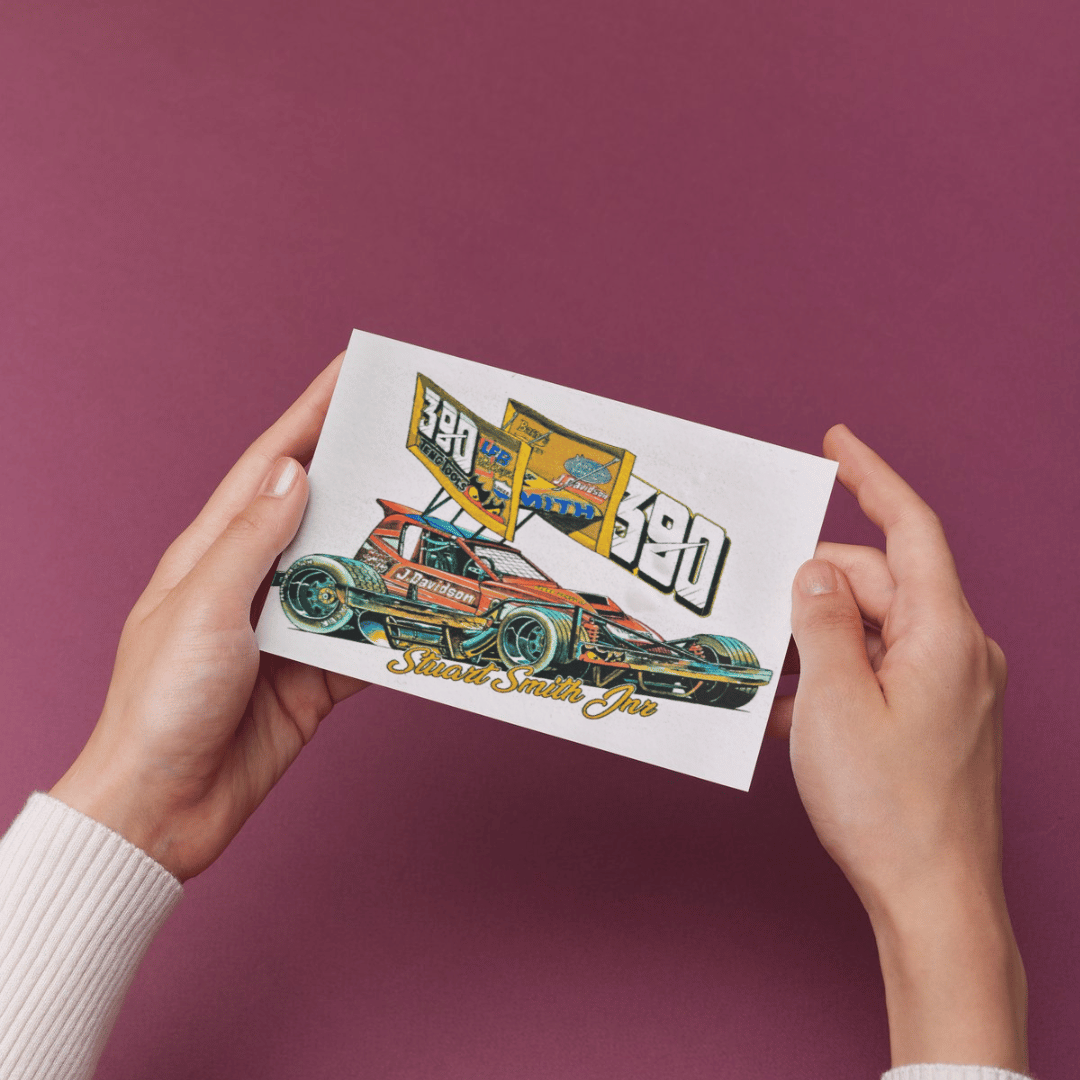 Brisca F1 Sticker #390 Stuart Smith Stickers Stock Car & Banger Toy Tracks