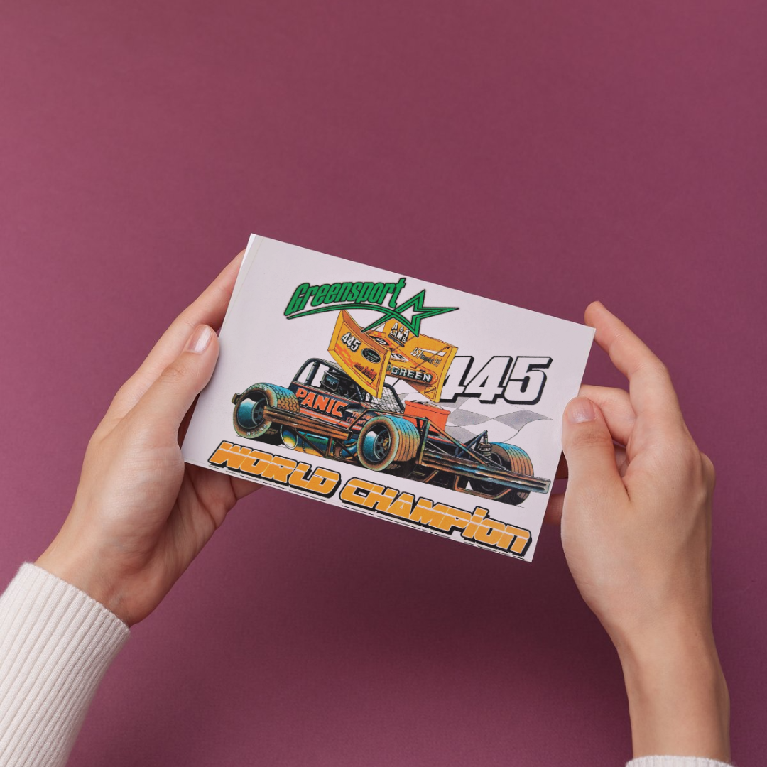 Brisca F1 Sticker #445 Nigel Green Stickers Stock Car & Banger Toy Tracks