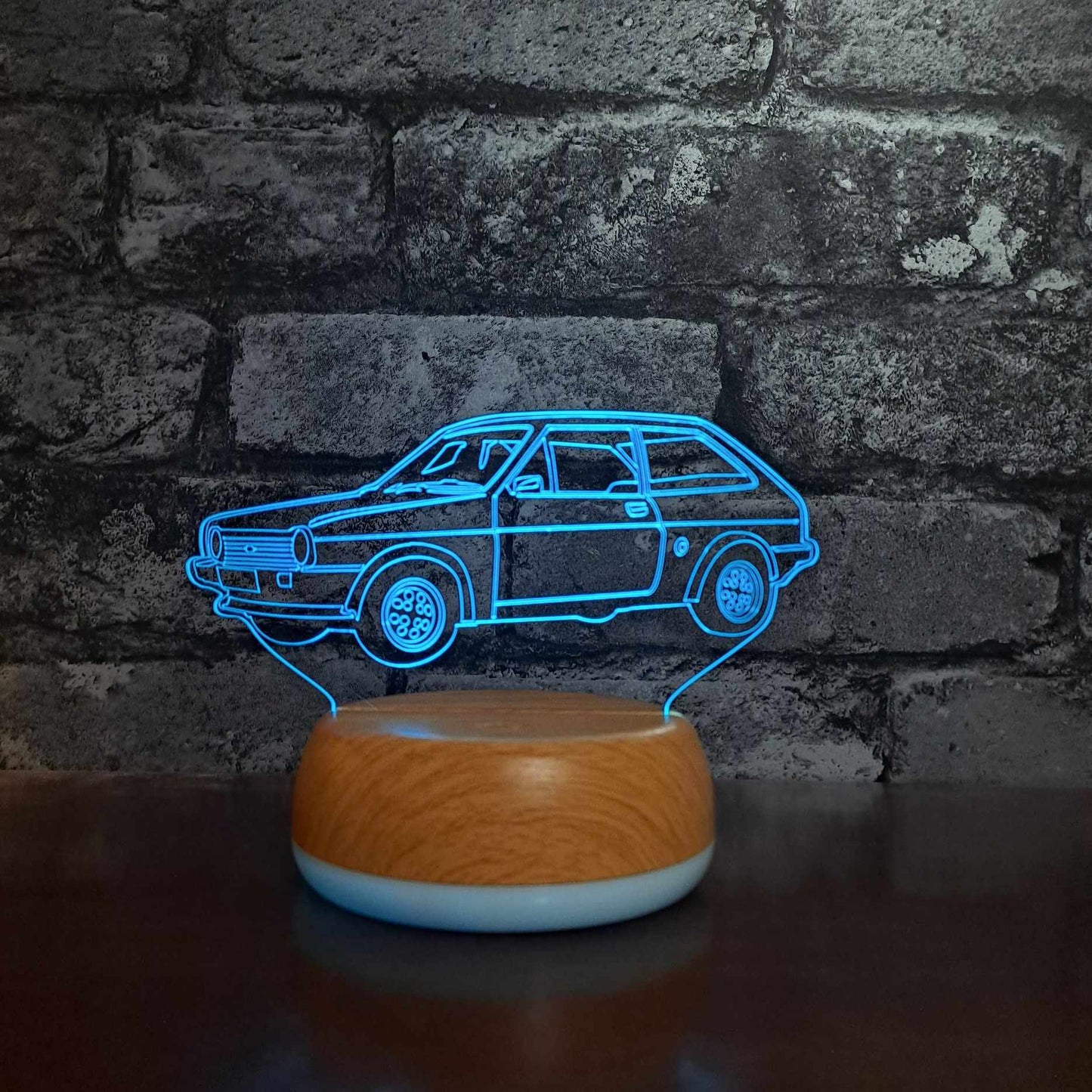 Fiesta MK1 LED Lamp Night Light Night Light Stock Car & Banger Toy Tracks