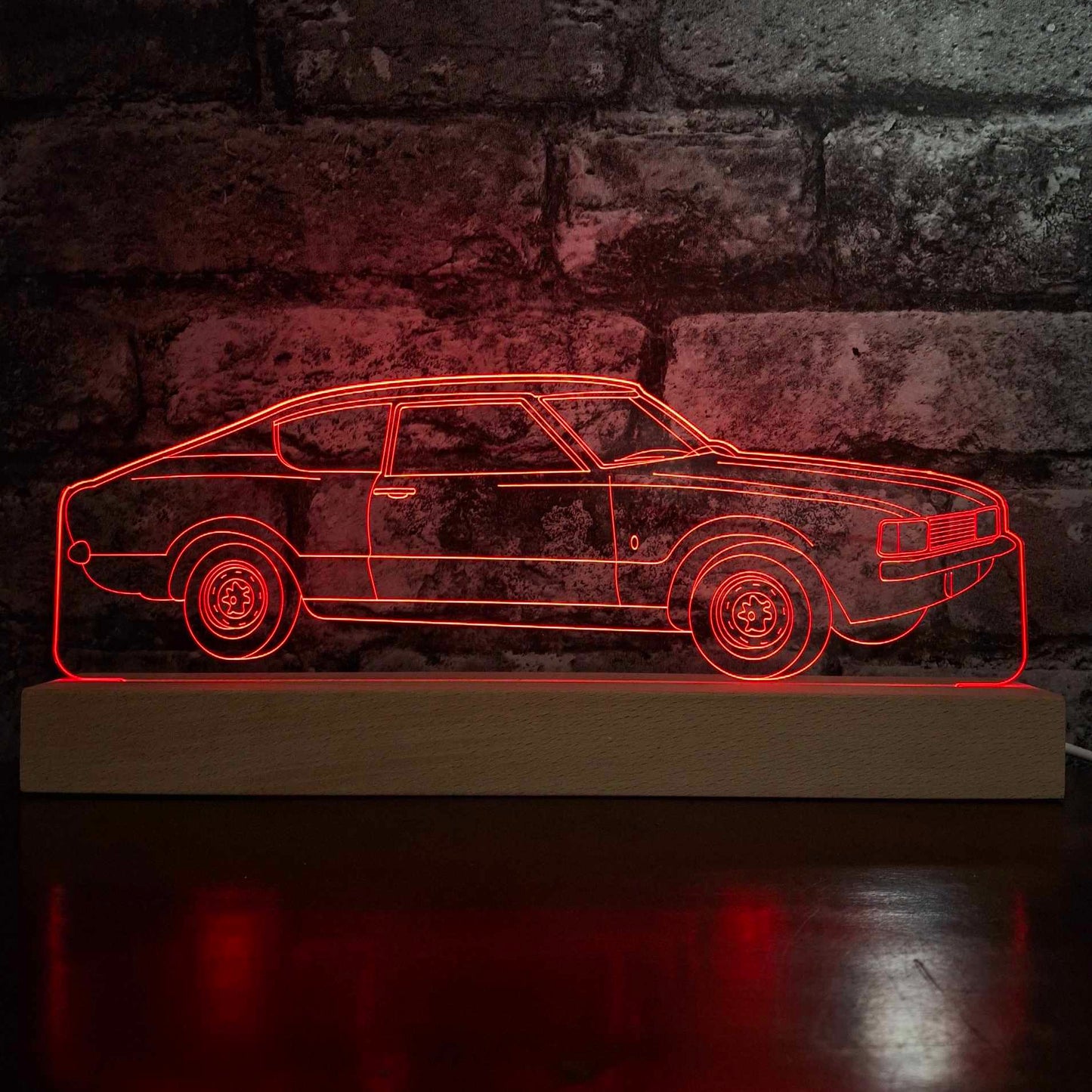 1975 Granada Coupe Night Light - Stock Car & Banger Toy Tracks - Night Lights & Ambient Lighting -