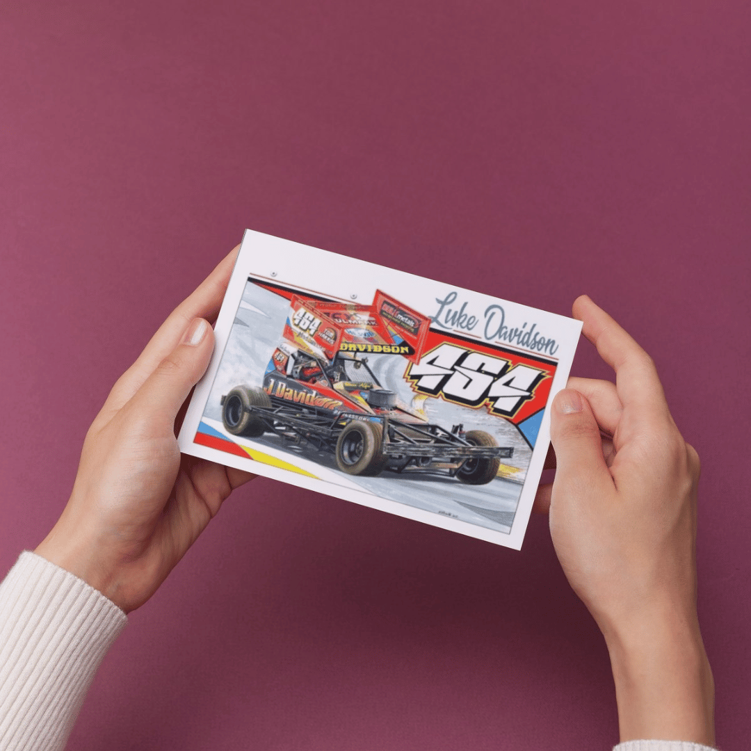 Brisca F1 Sticker #464 Luke Davidson Stickers Stock Car & Banger Toy Tracks