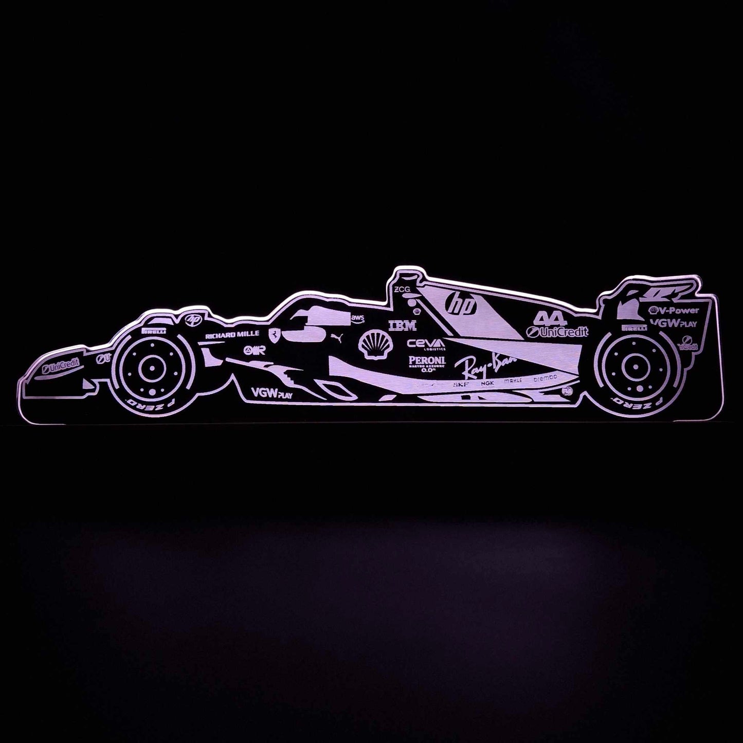 Lewis Hamilton Ferrari 2025 LED Lamp Light