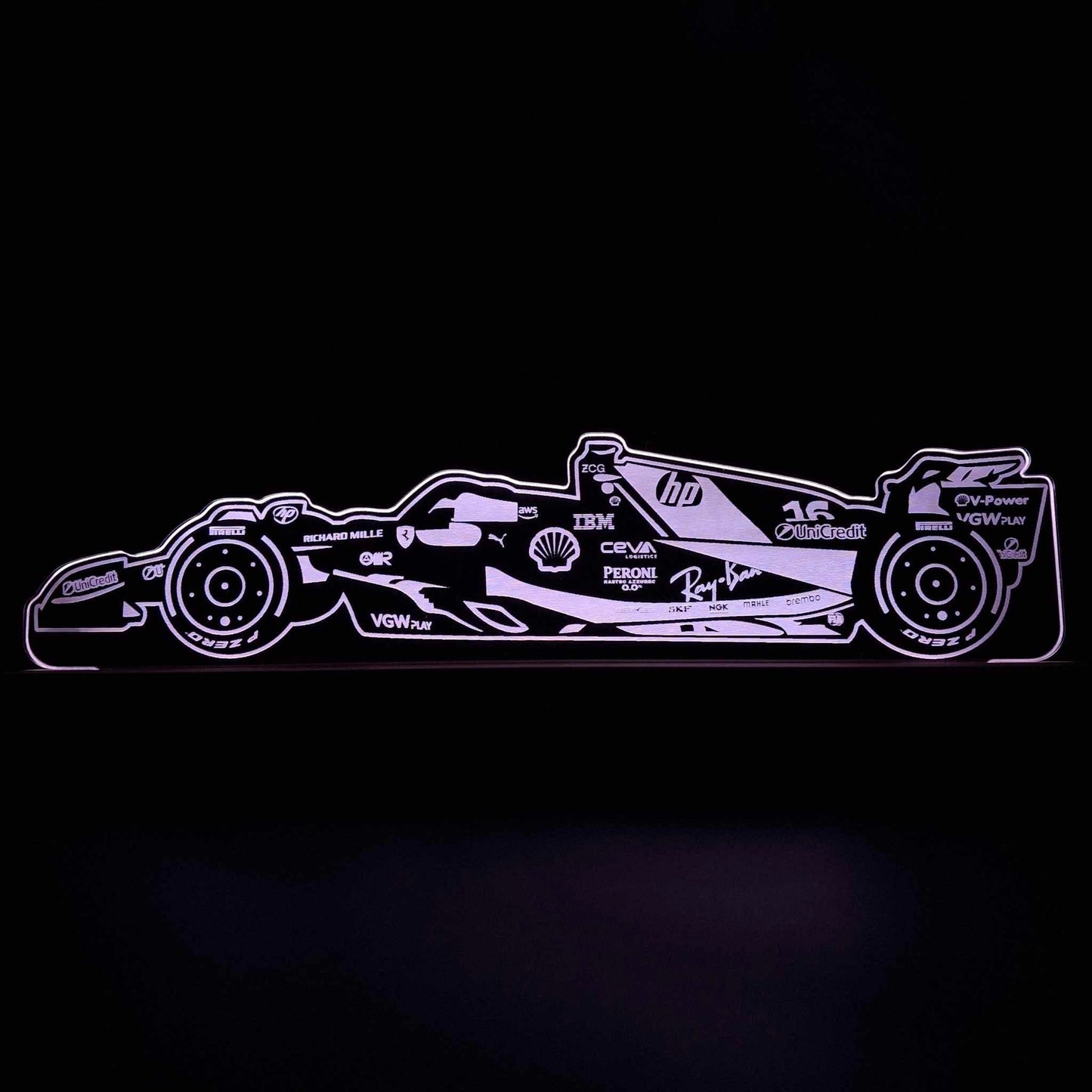 Formule 1 Mclaren LED Lamp Nachtlampje