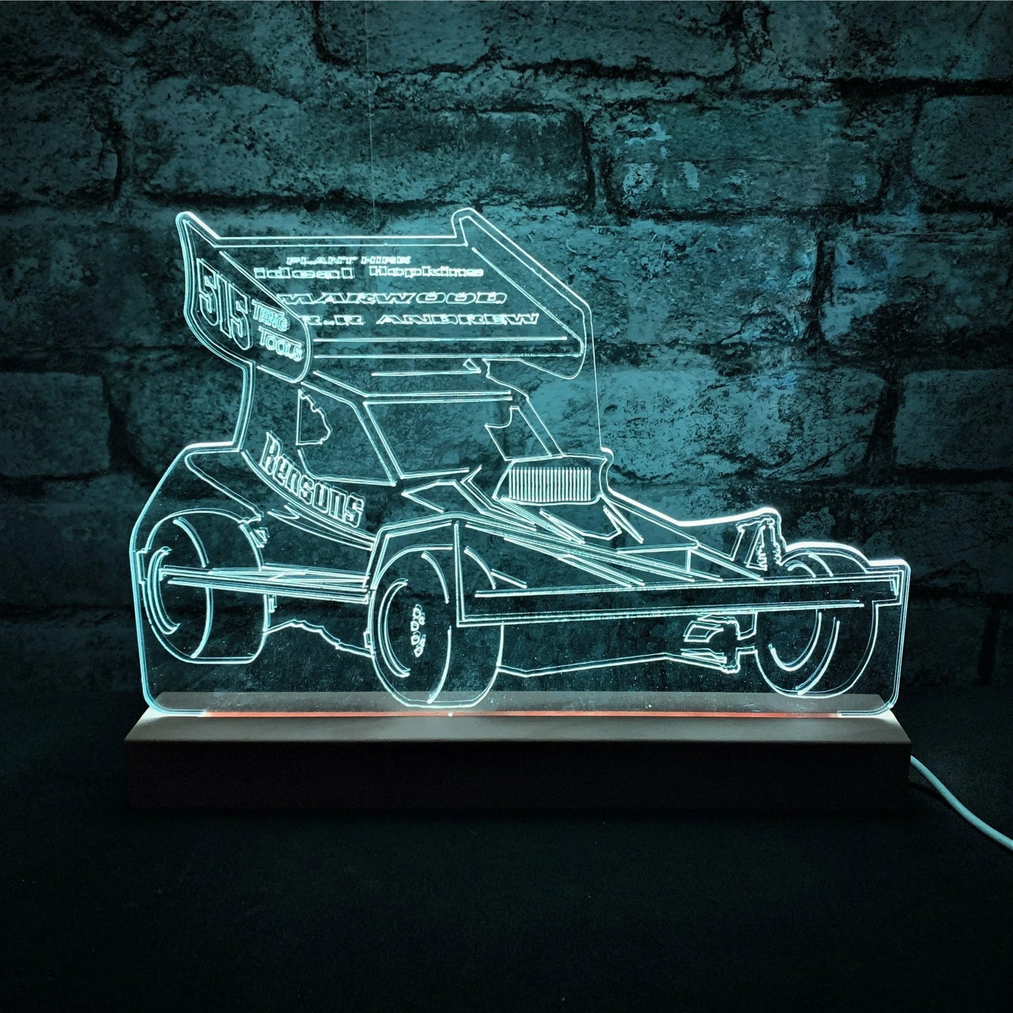 #515 Frankie Wainman Jnr Night Light - Night Light - Stock Car & Banger Toy Tracks