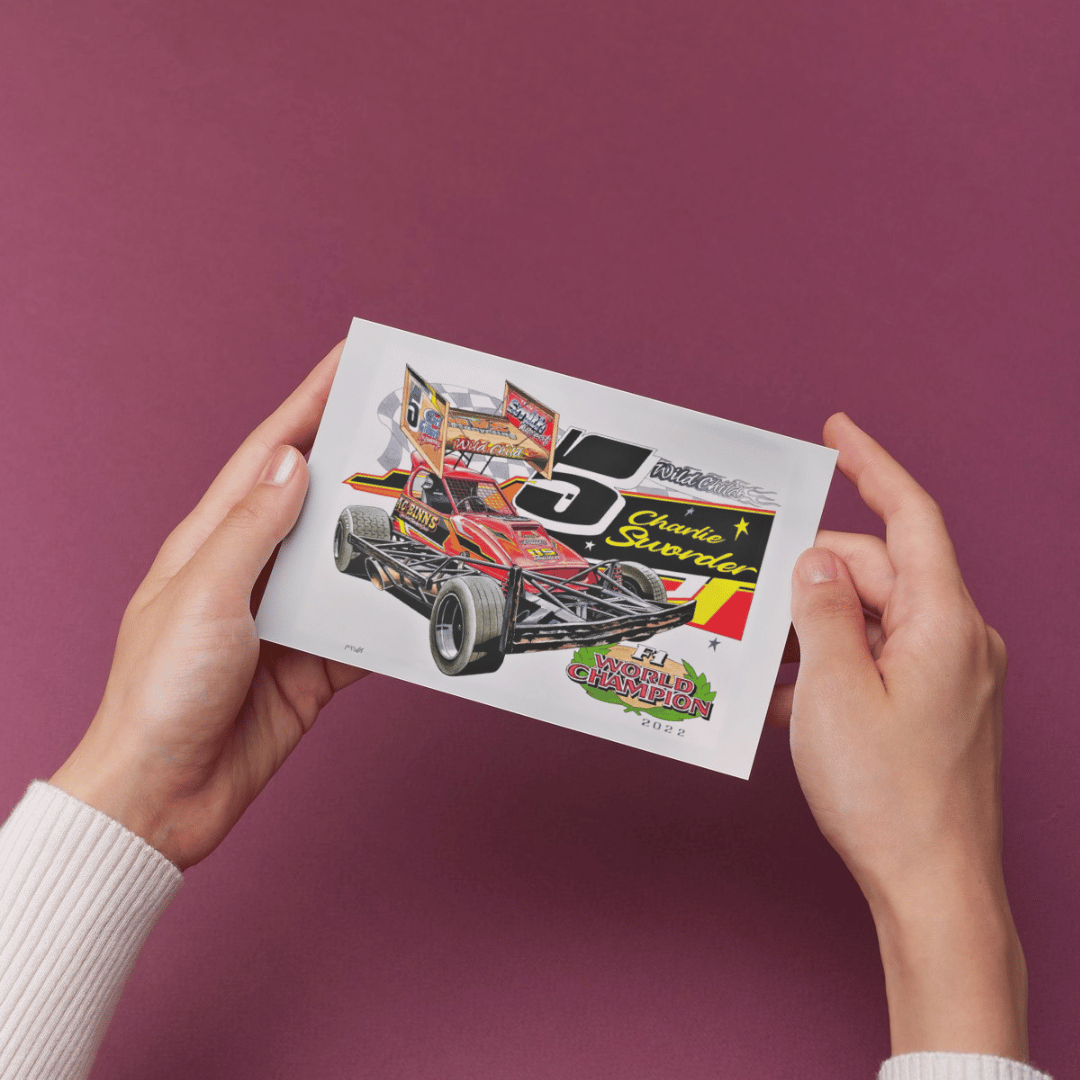 Brisca F1 Sticker #5 Charlie Sworder Stickers Stock Car & Banger Toy Tracks