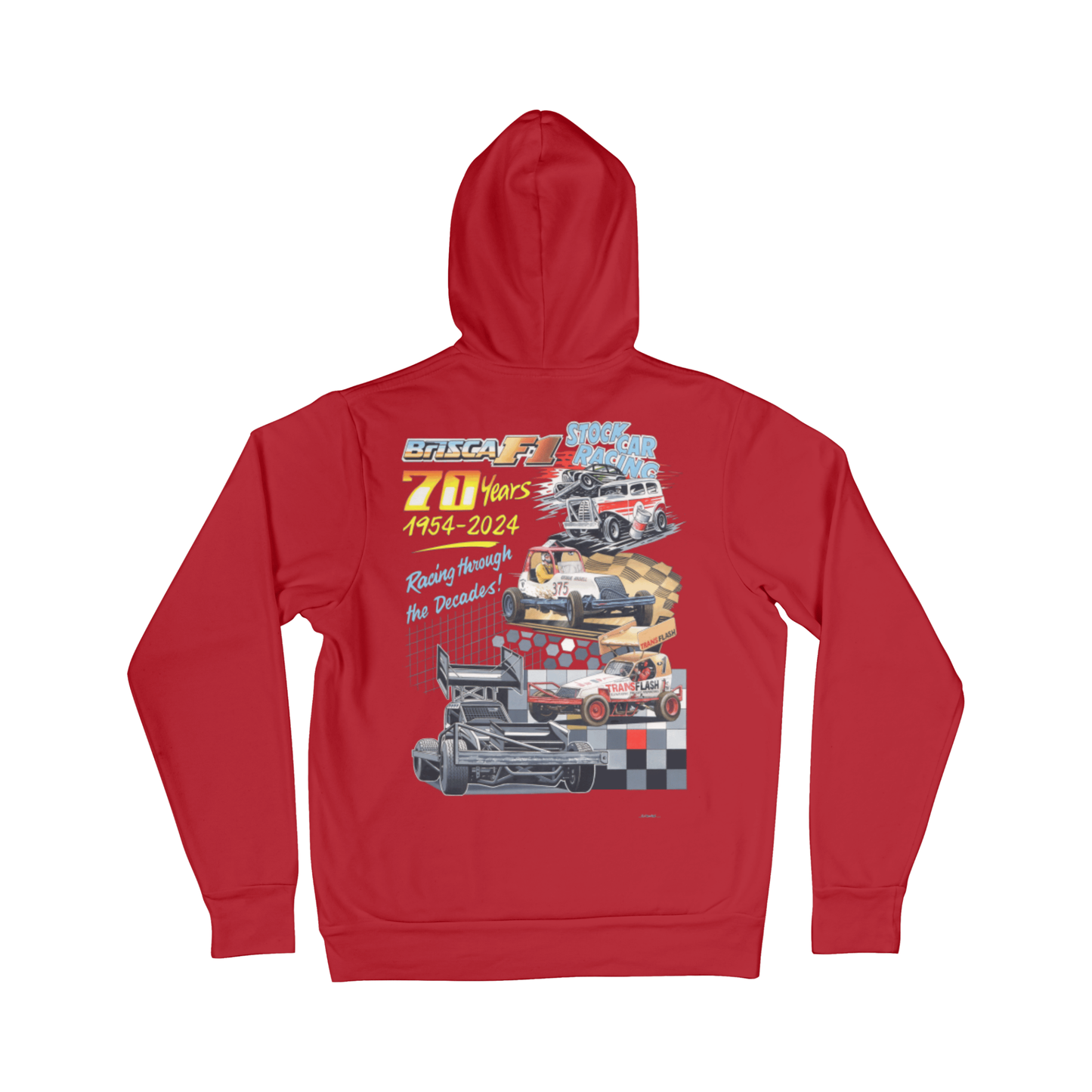 70 Years of Brisca F1 Hoodie Hoodie Stock Car & Banger Toy Tracks