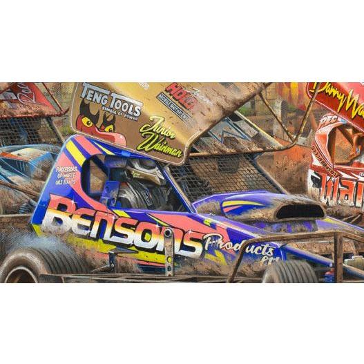 A Bit of Yorkshire Grunt Print Prints Stock Car & Banger Toy Tracks