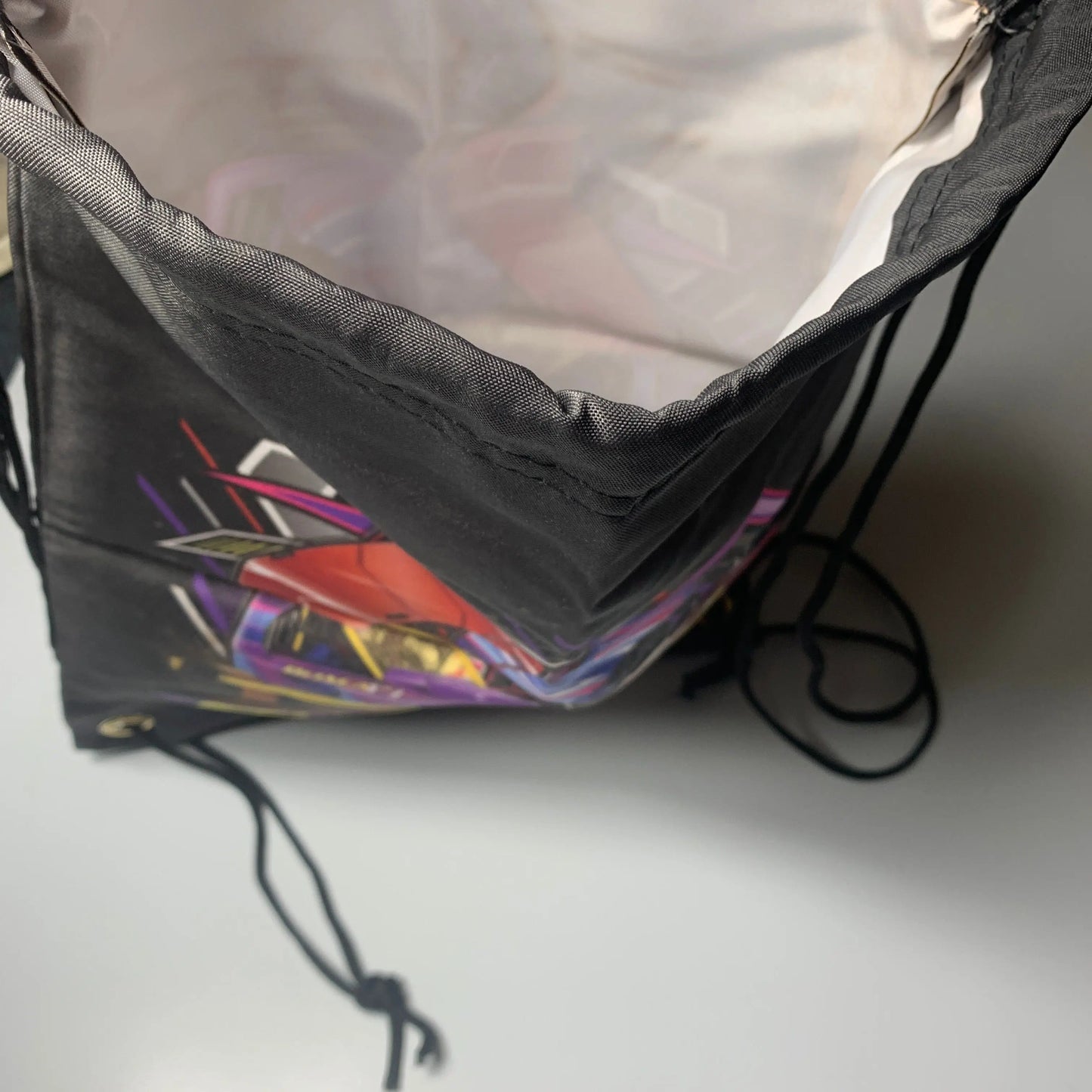 Black Brisca F1 Drawstring Bag - Sports Bag Bag Stock Car & Banger Toy Tracks