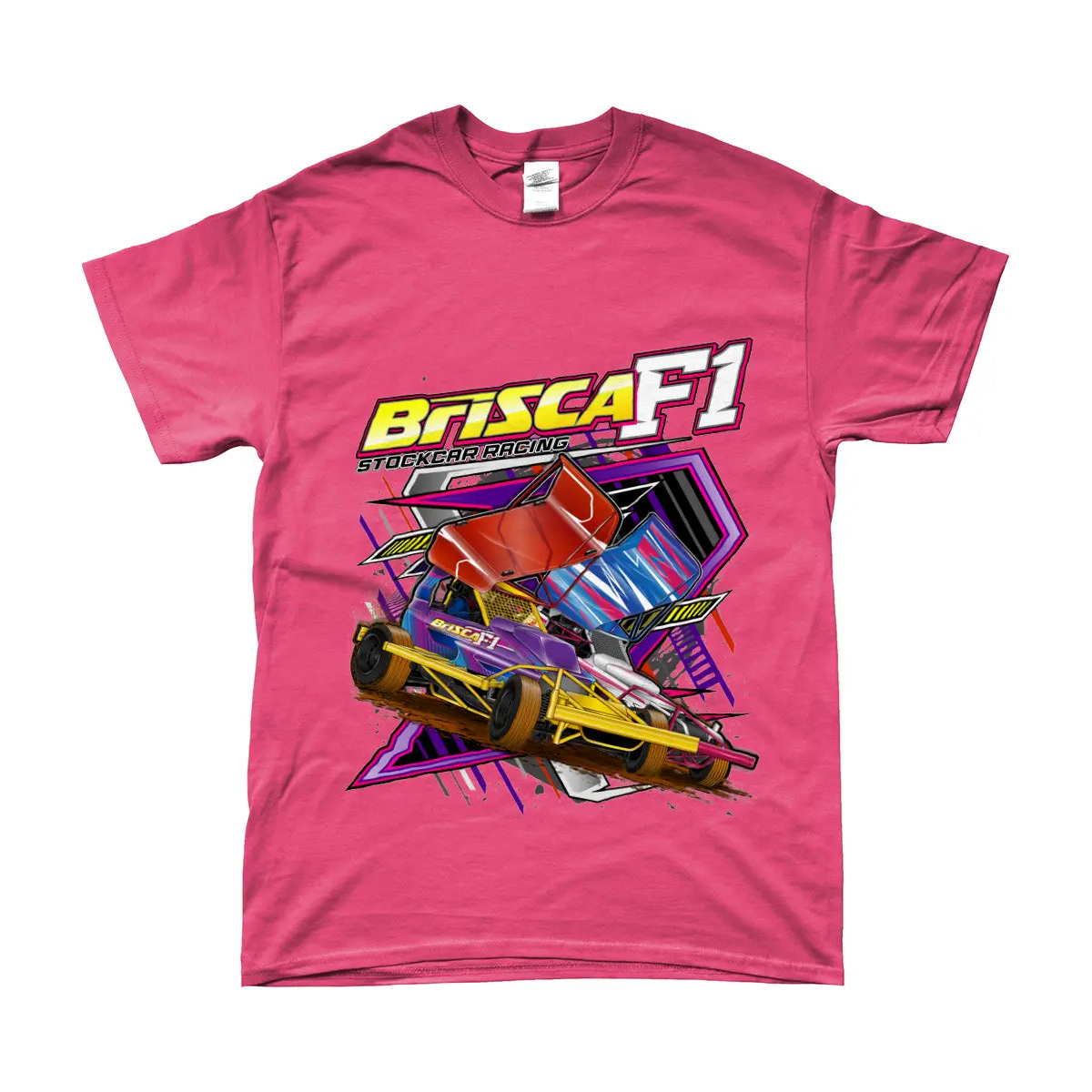 Brisca F1 T-Shirts Tee Shirt Stock Car & Banger Toy Tracks