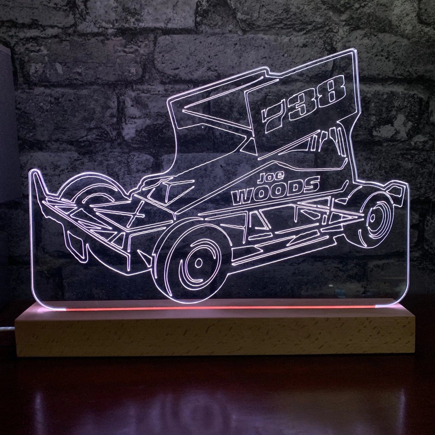 Brisca Formula 2 F2 LED Night Light Night Light Stock Car & Banger Toy Tracks