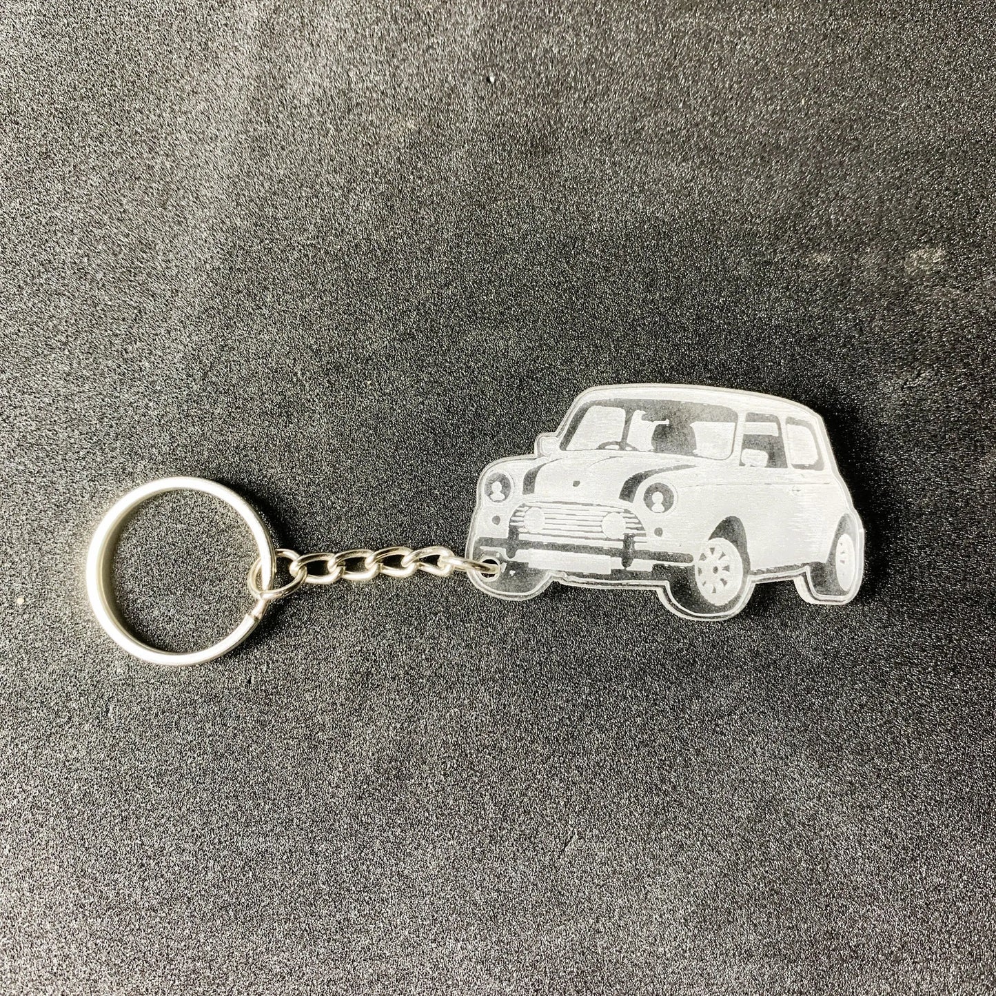 Classic Mini Cooper Key Ring Key Chain Key Ring Stock Car & Banger Toy Tracks