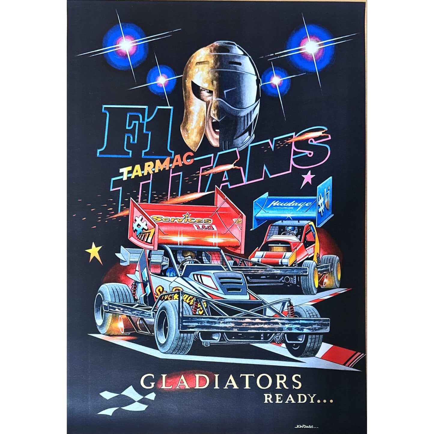 Brisca F1 Titans Poster Prints Stock Car & Banger Toy Tracks