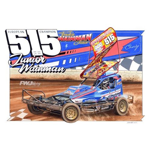 Brisca F1 #515 FWJ Serious Print Prints Stock Car & Banger Toy Tracks