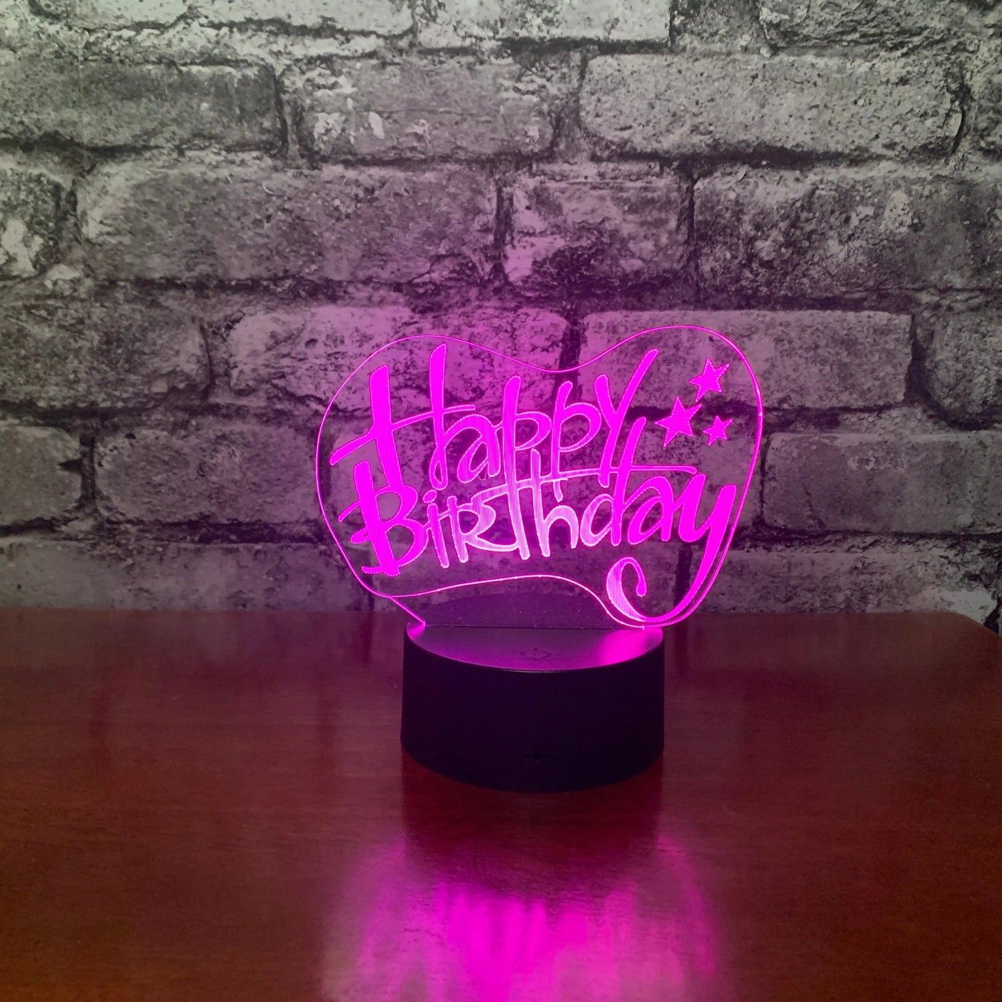 Happy Birthday Night Light - Night Light - Stock Car & Banger Toy Tracks