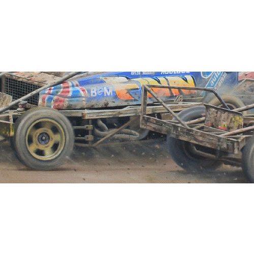 Let Battle Commence (Limited Edition) Print Prints Stock Car & Banger Toy Tracks