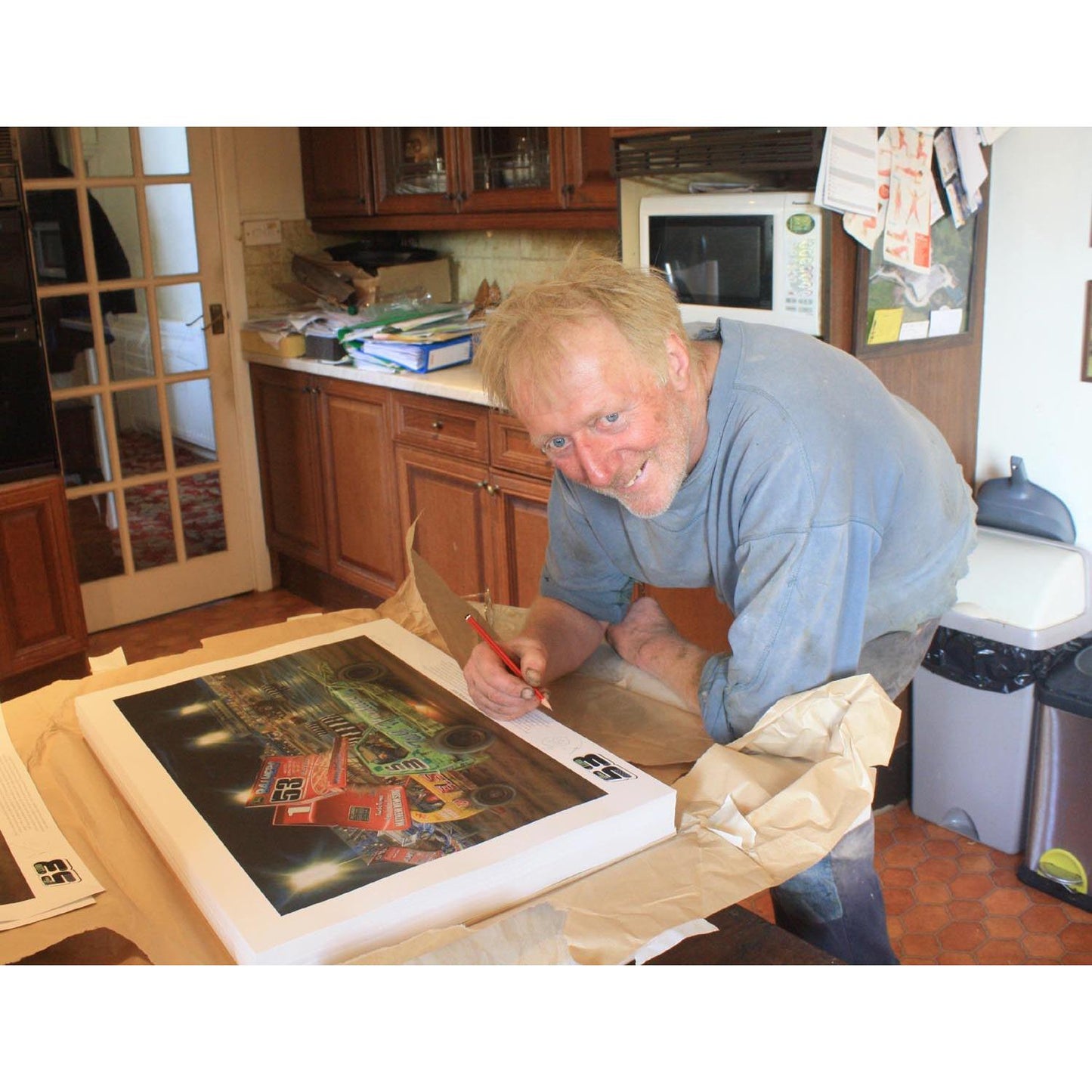 Brisca F1 #53 John Lund (Limited Edition Option) Print Prints Stock Car & Banger Toy Tracks