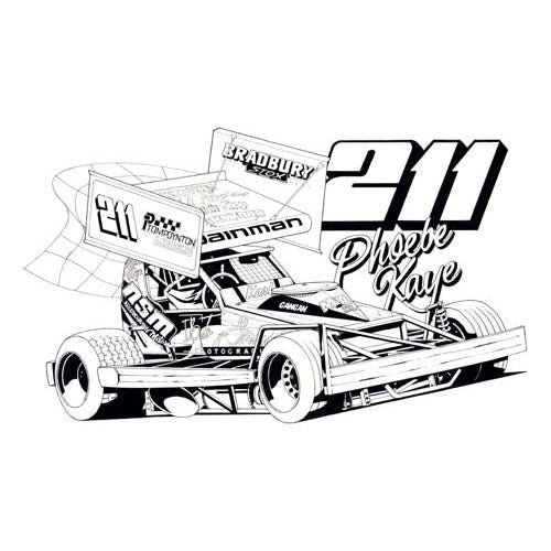 Brisca F1 #211 Phoebe Wainman Caricature Print Prints Stock Car & Banger Toy Tracks
