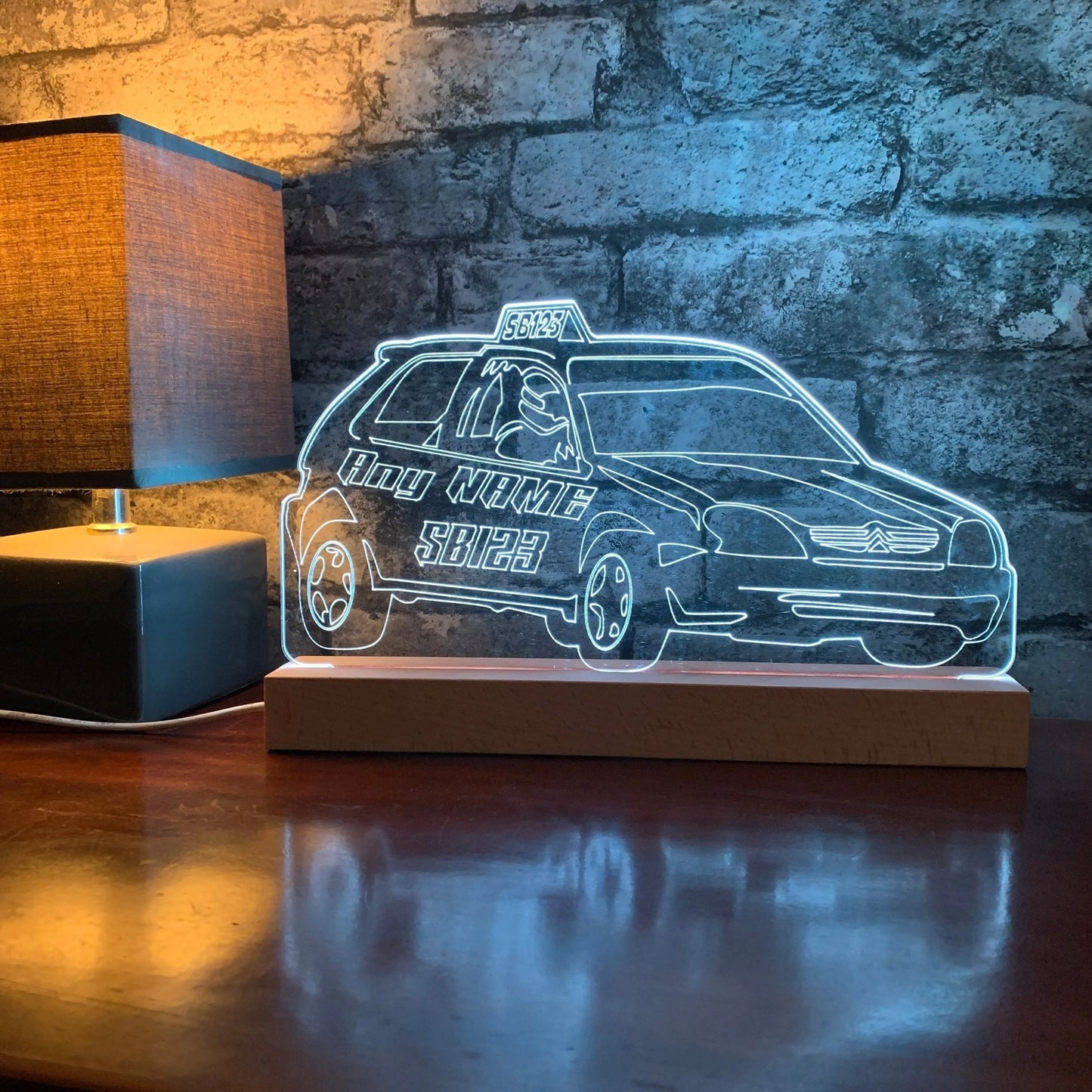 Saxo Stock Hatch - Autograss / Rally Night Light Night Lights & Ambient Lighting Stock Car & Banger Toy Tracks