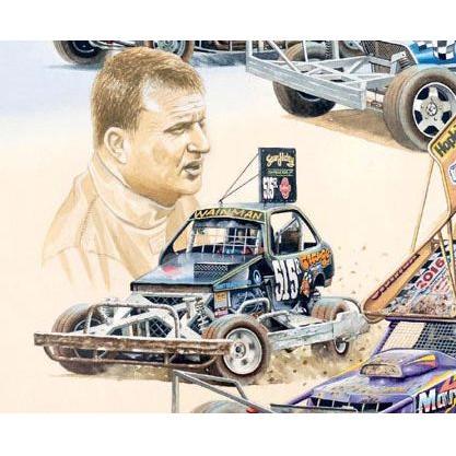 The Silsden Superstar Prints Stock Car & Banger Toy Tracks