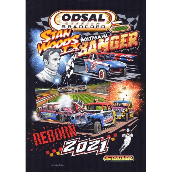 ODSAL Stan Woods National Banger Meeting Poster Prints Stock Car & Banger Toy Tracks