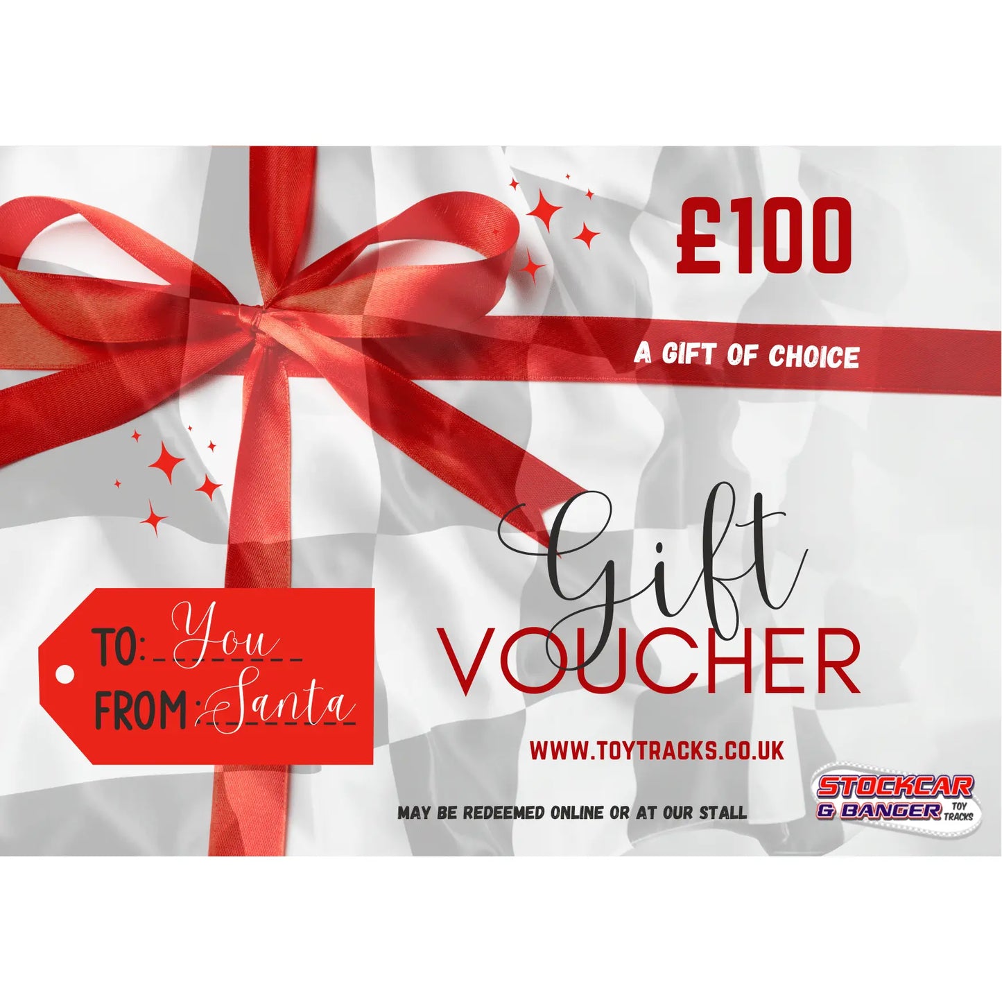 Stock Car & Banger Toy Tracks Gift Card - Stock Car & Banger Toy Tracks