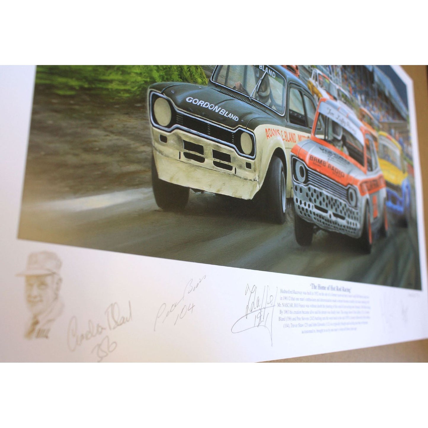 The Home of Hot Rod Racing Print Prints Stock Car & Banger Toy Tracks