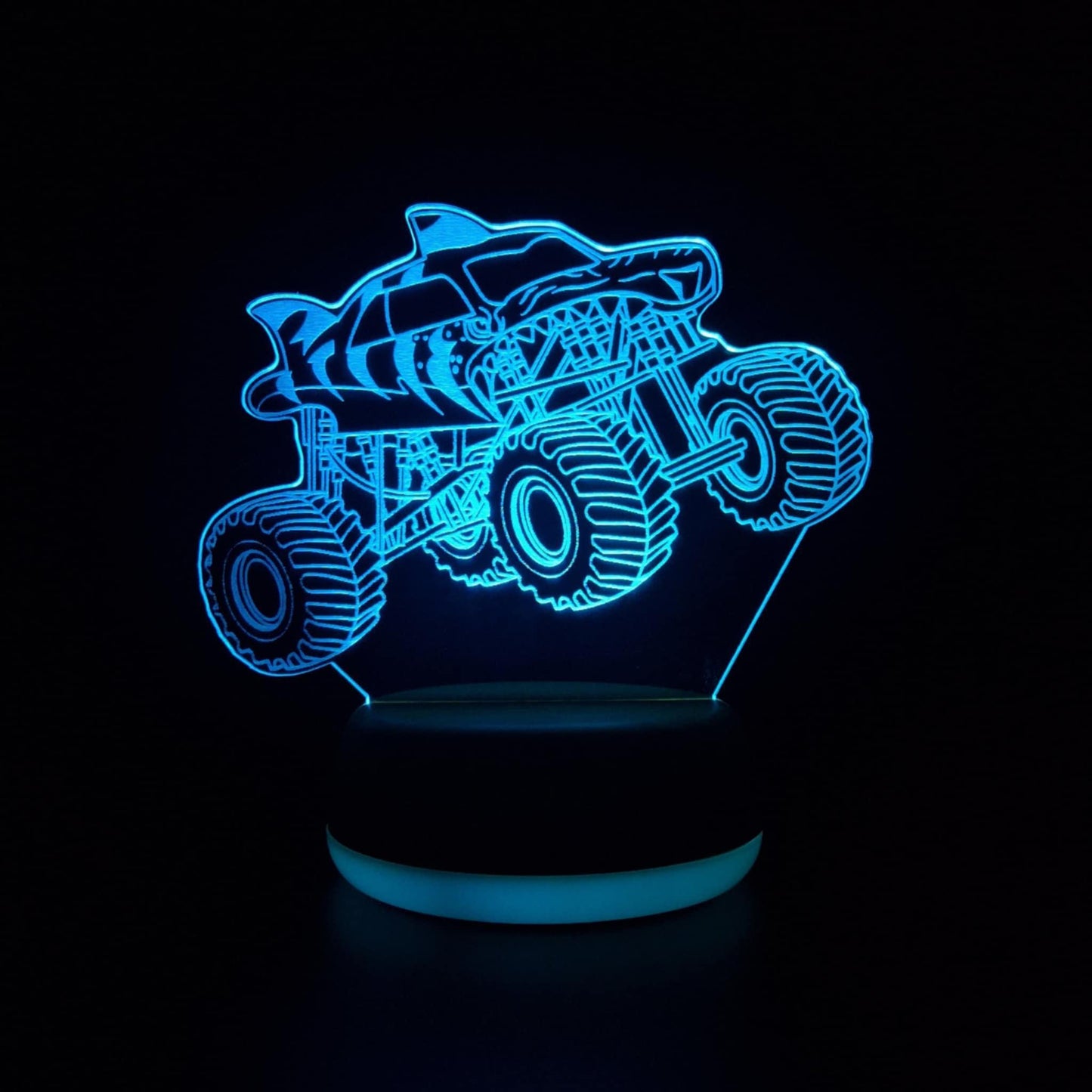 Tiger Shark Monster Truck LED Lamp Night Light