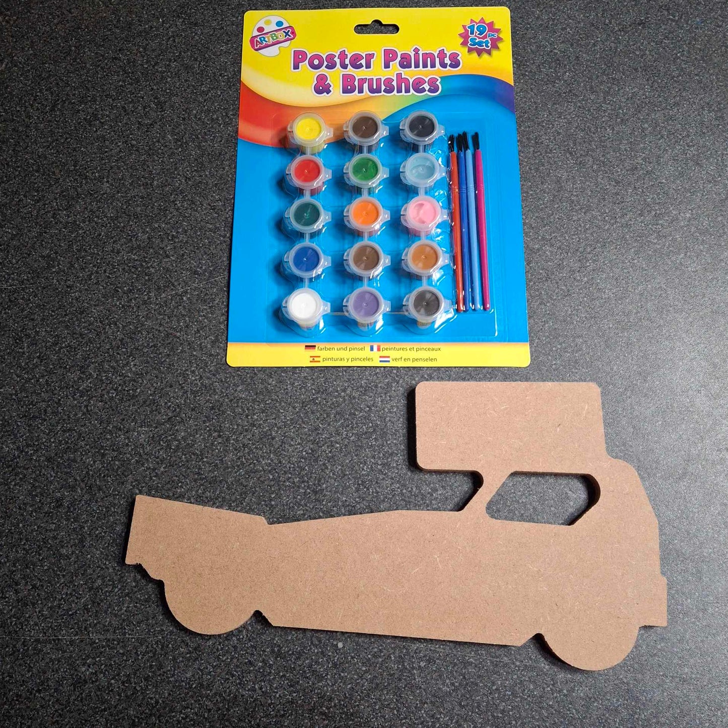 Paint Your Own Brisca V8 Hotstox Kit Paint Your Own Stock Car & Banger Toy Tracks