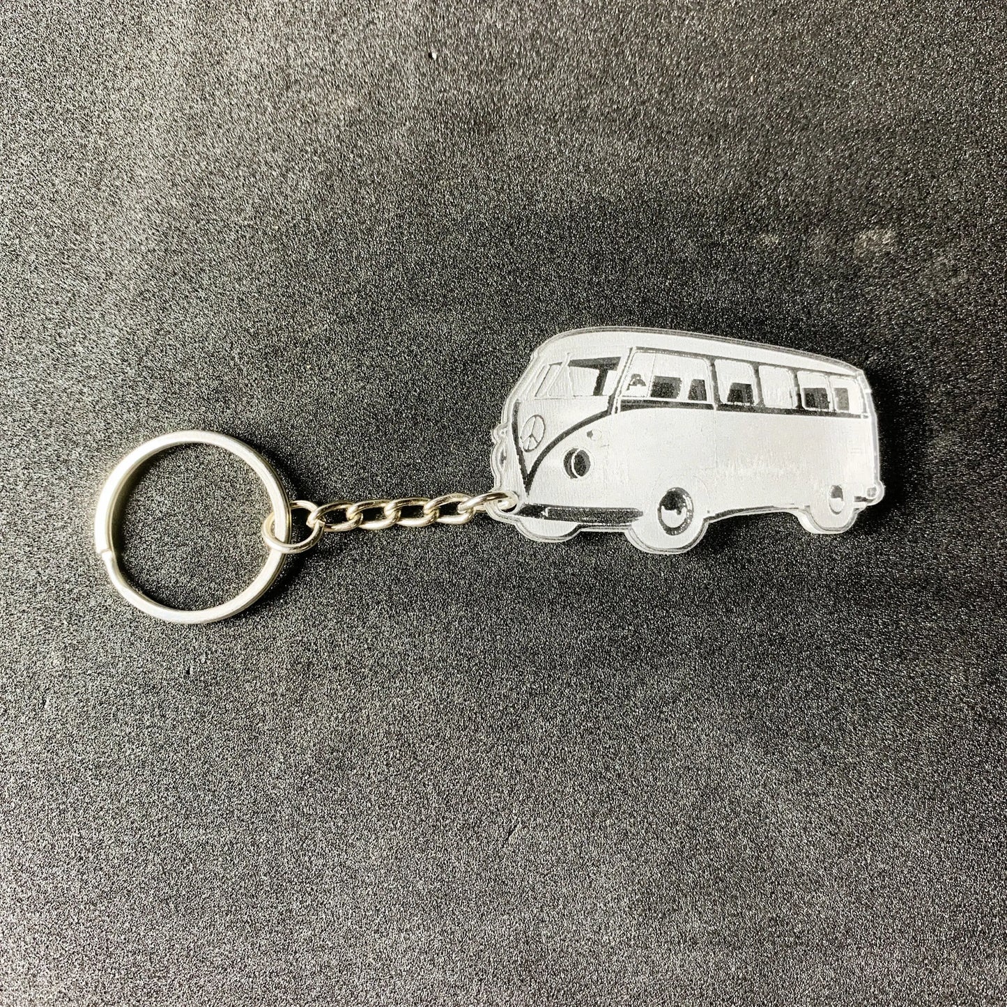 VW Camper Van Caddy Key Ring Stock Car & Banger Toy Tracks