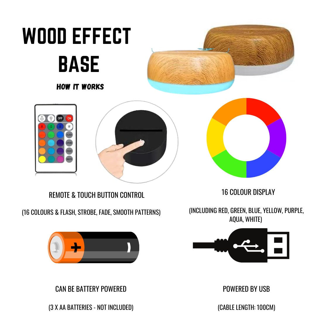 Personalised McLaren Sports Car LED Lamp Night Light Night Light Stock Car & Banger Toy Tracks