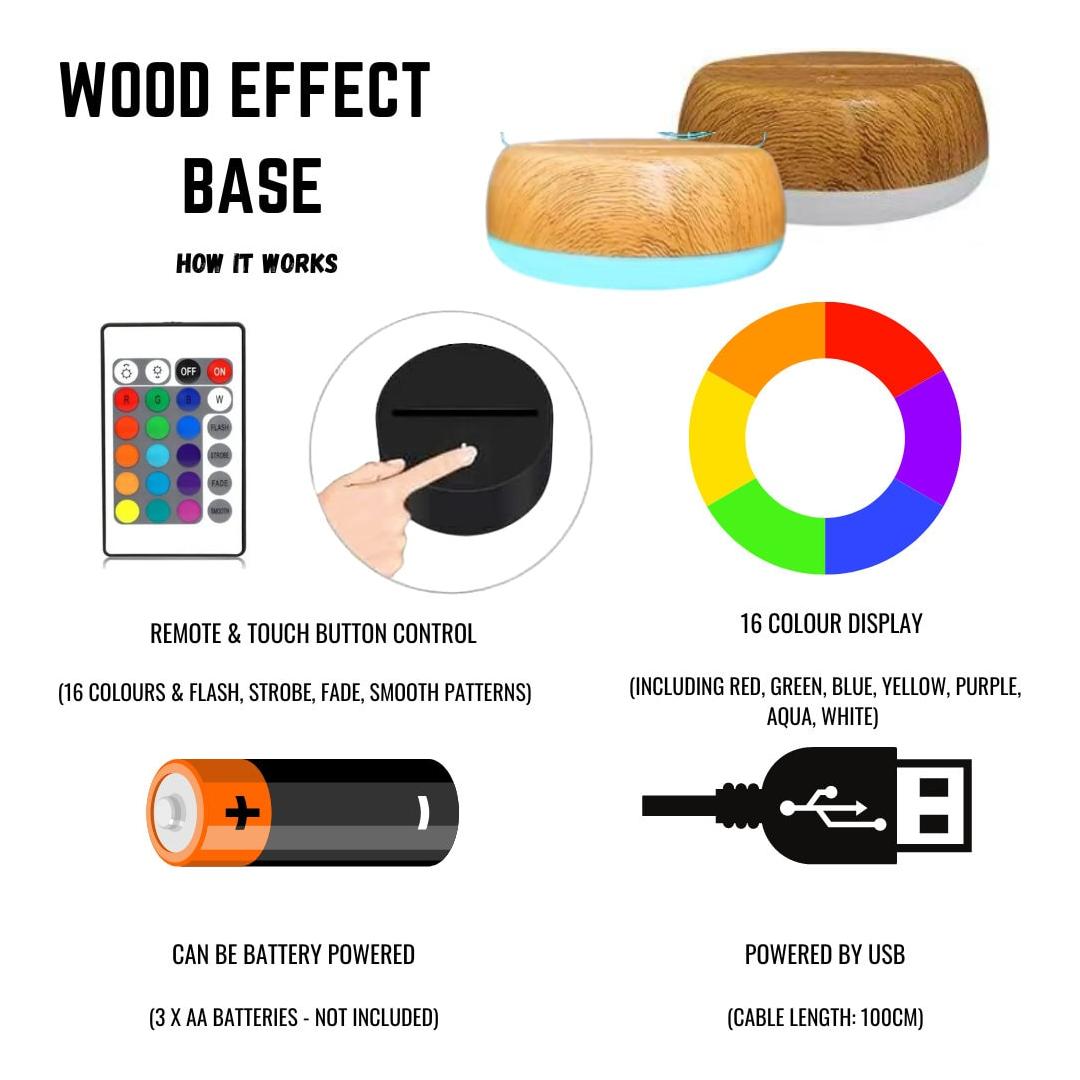 Space Shuttle LED Lamp Night Light Night Light Stock Car & Banger Toy Tracks