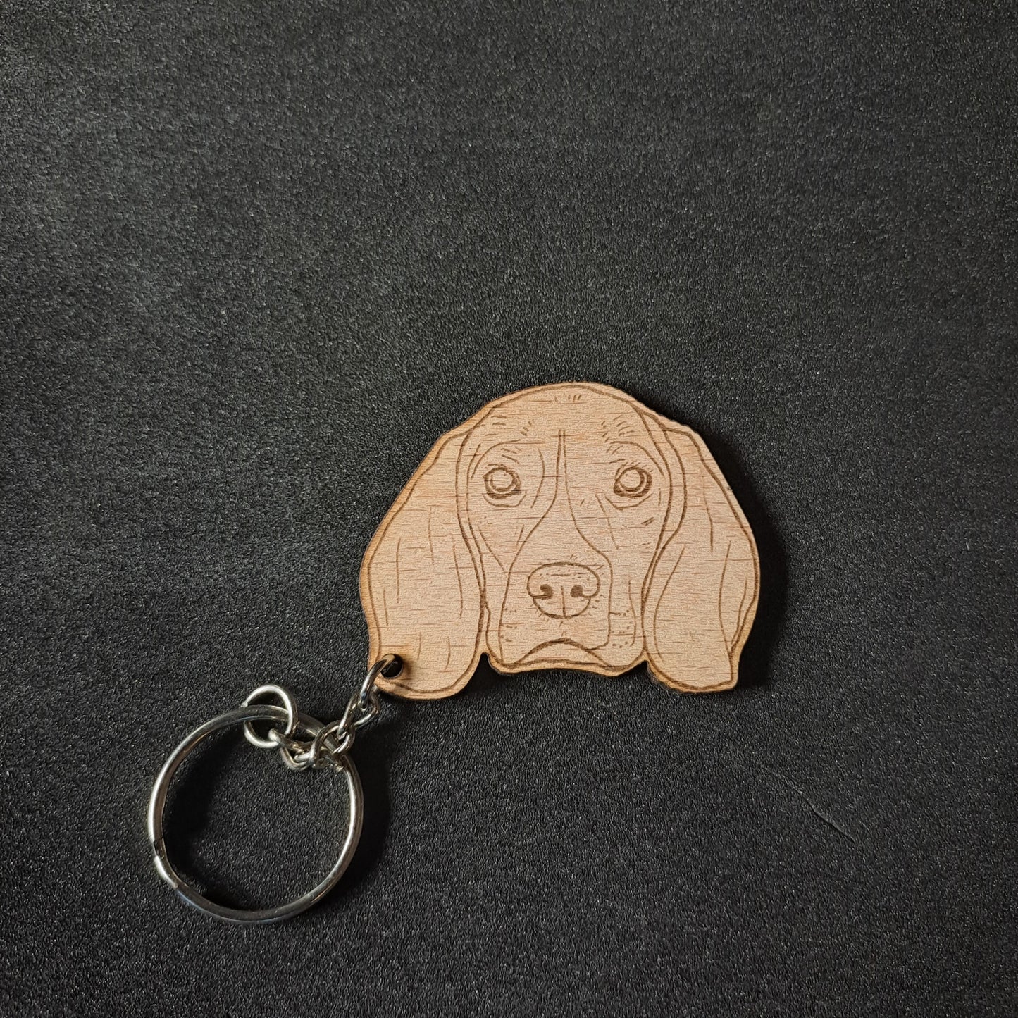 Beagle Keyring Key Ring Stock Car & Banger Toy Tracks
