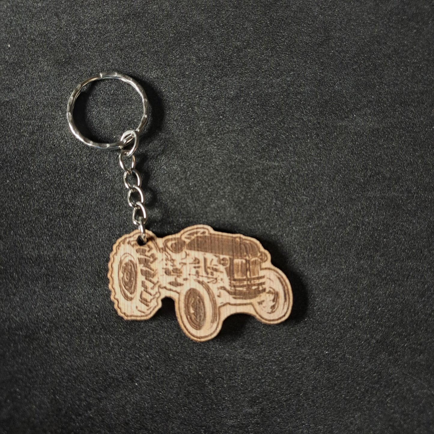 Classic Tractor Keyring Key Ring Stock Car & Banger Toy Tracks