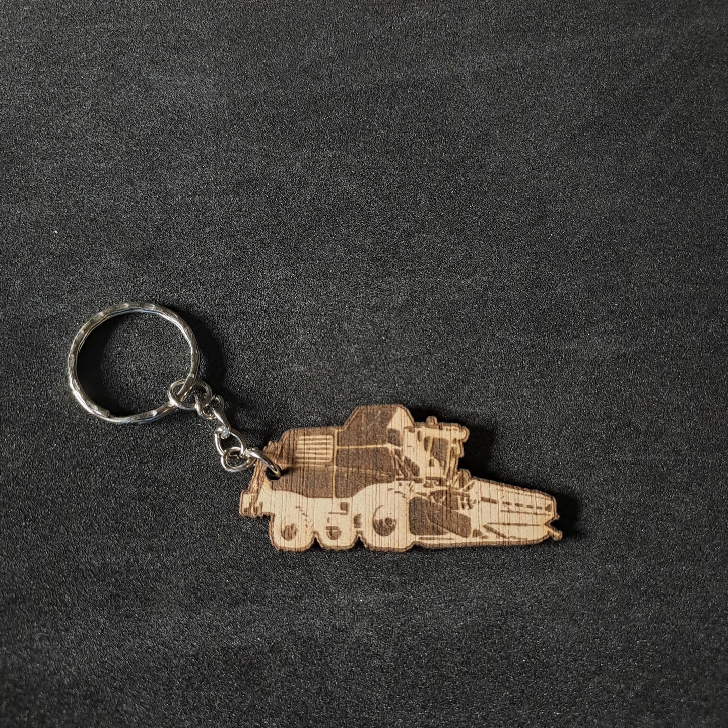 Combine Harvester Keyring Key Ring Stock Car & Banger Toy Tracks