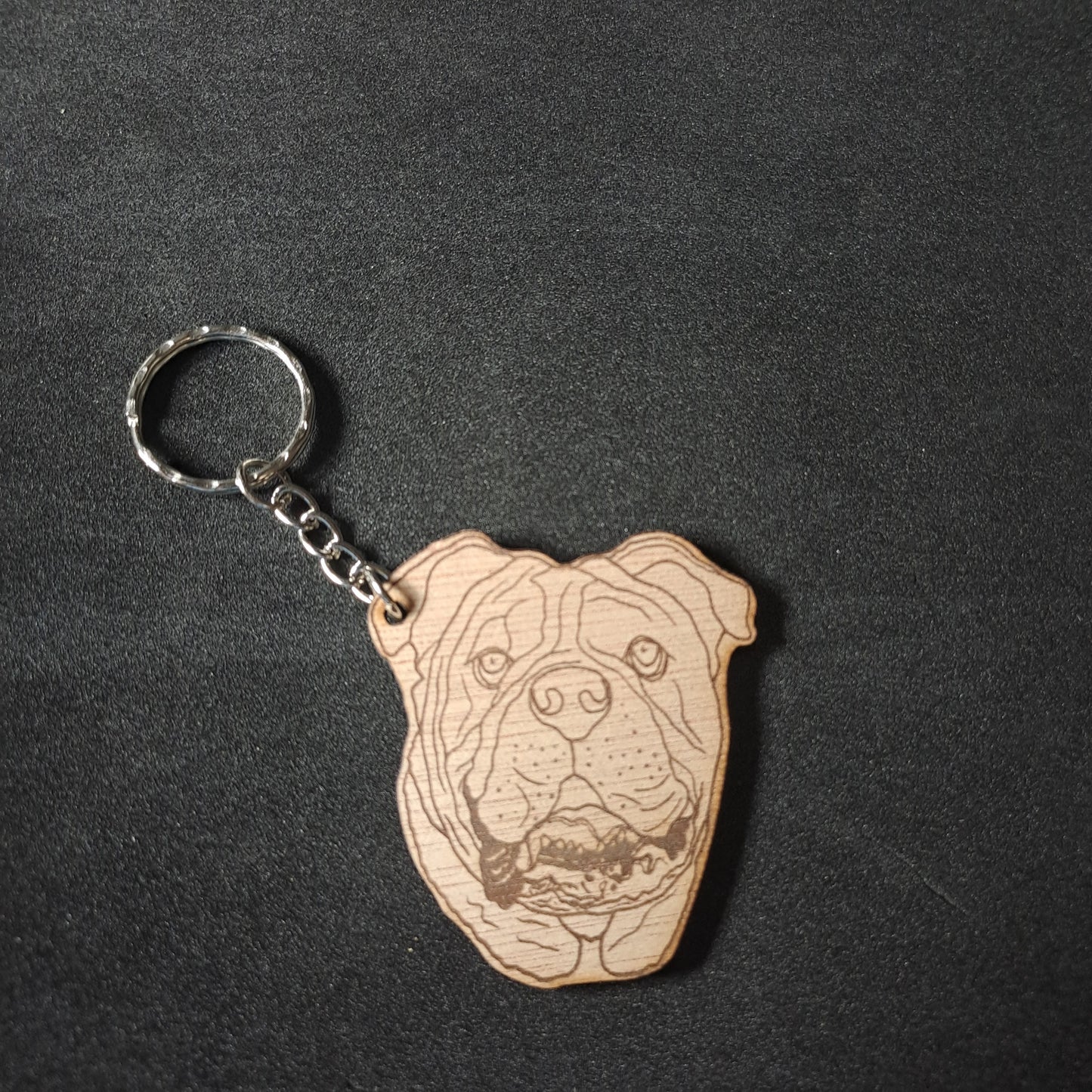 Bull Dog Keyring Key Ring Stock Car & Banger Toy Tracks
