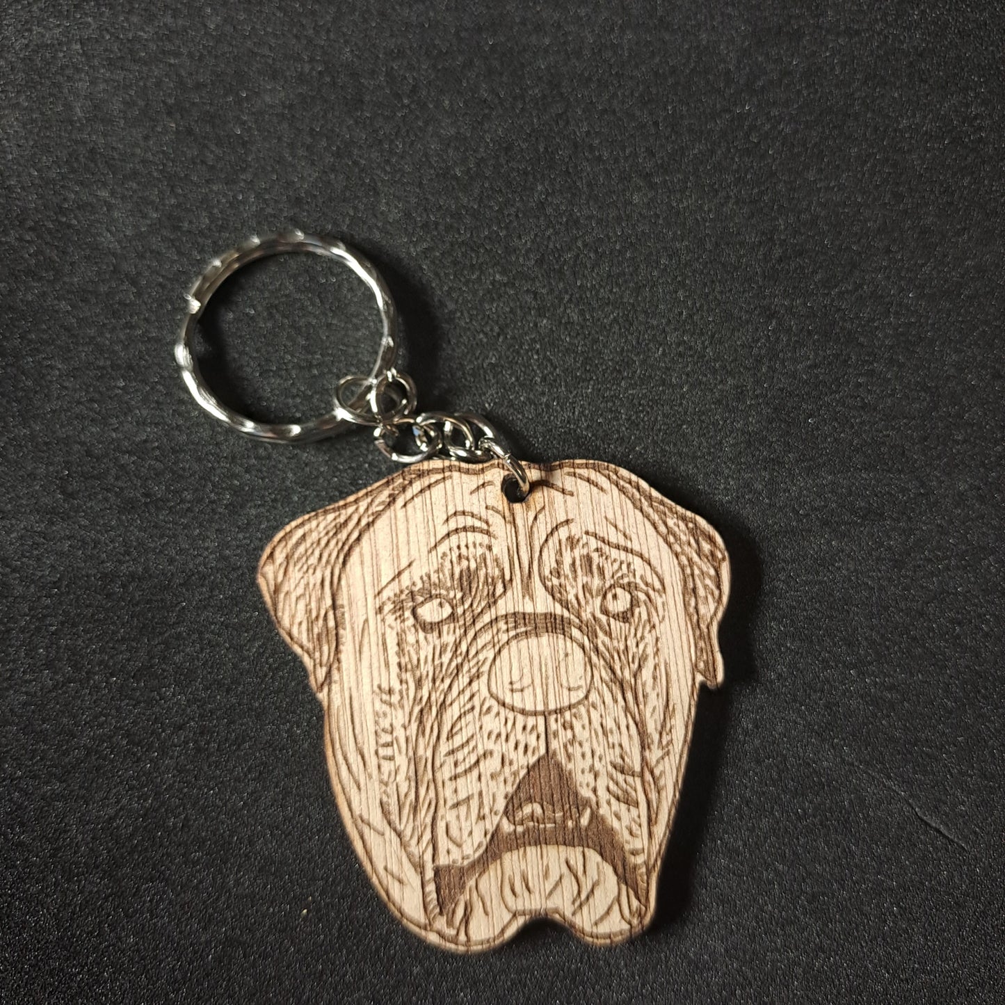 Bull Mastiff Keyring Key Ring Stock Car & Banger Toy Tracks
