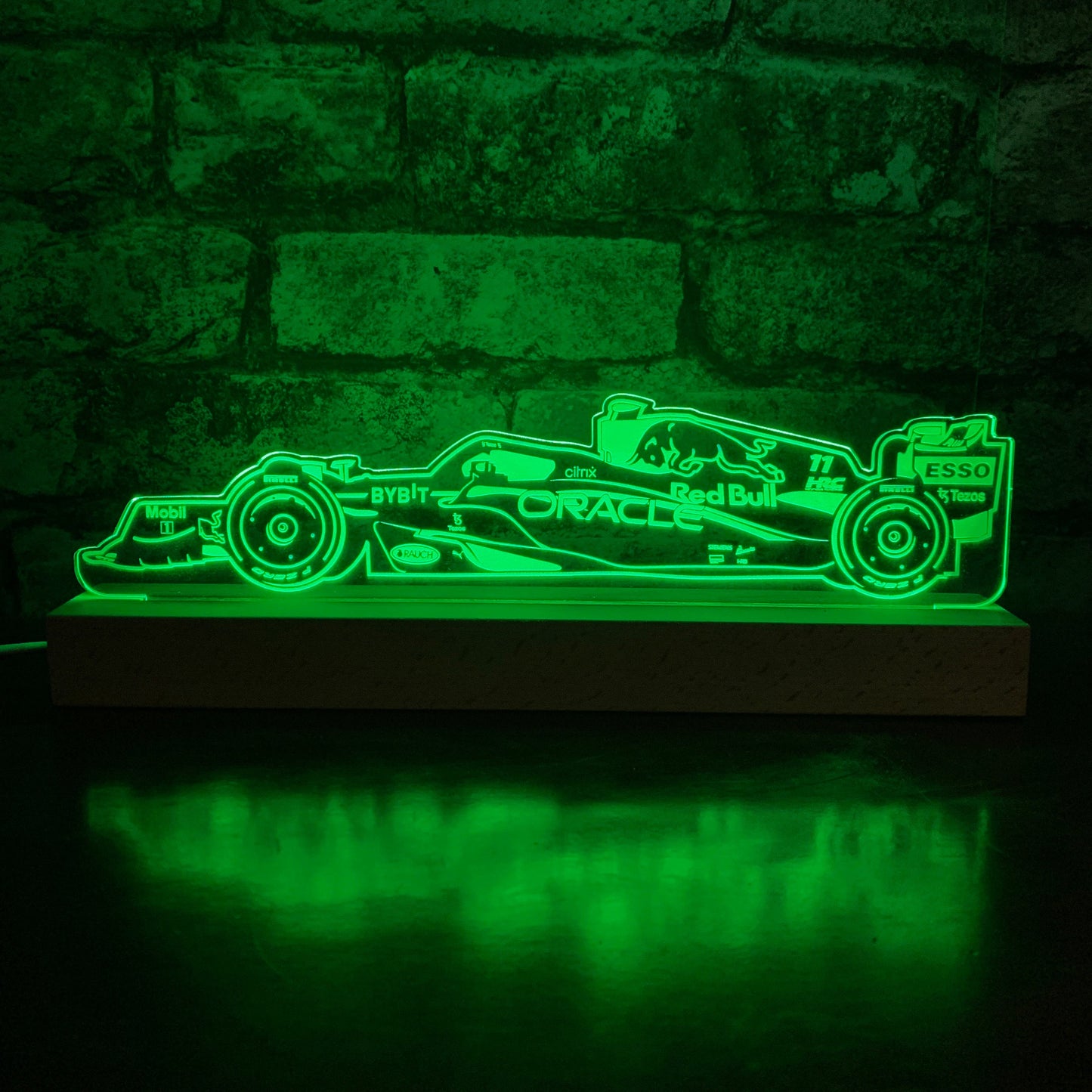 Sergio Perez Red Bull LED Lamp Night Light Night Light Stock Car & Banger Toy Tracks