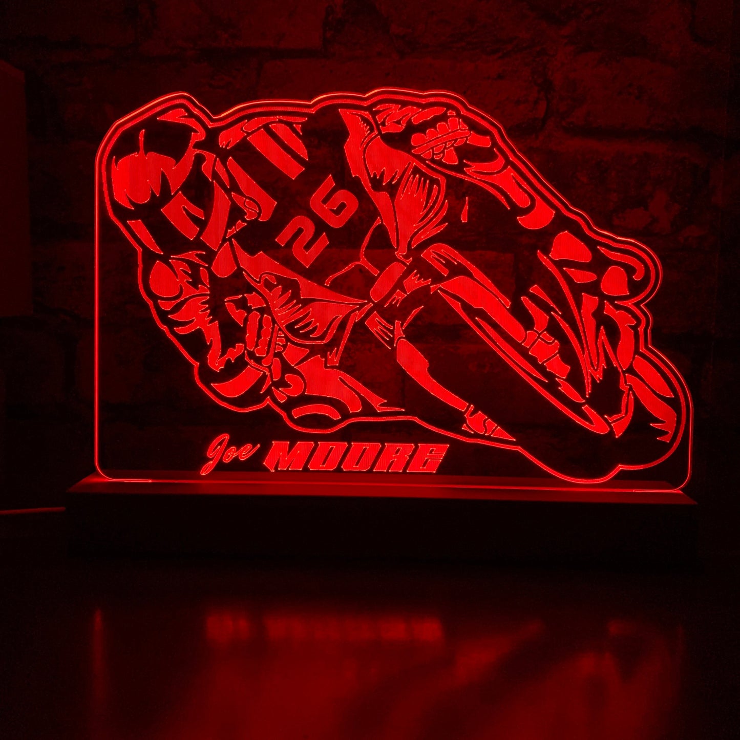 Personalised Superbike LED Lamp Night Light Night Light Stock Car & Banger Toy Tracks