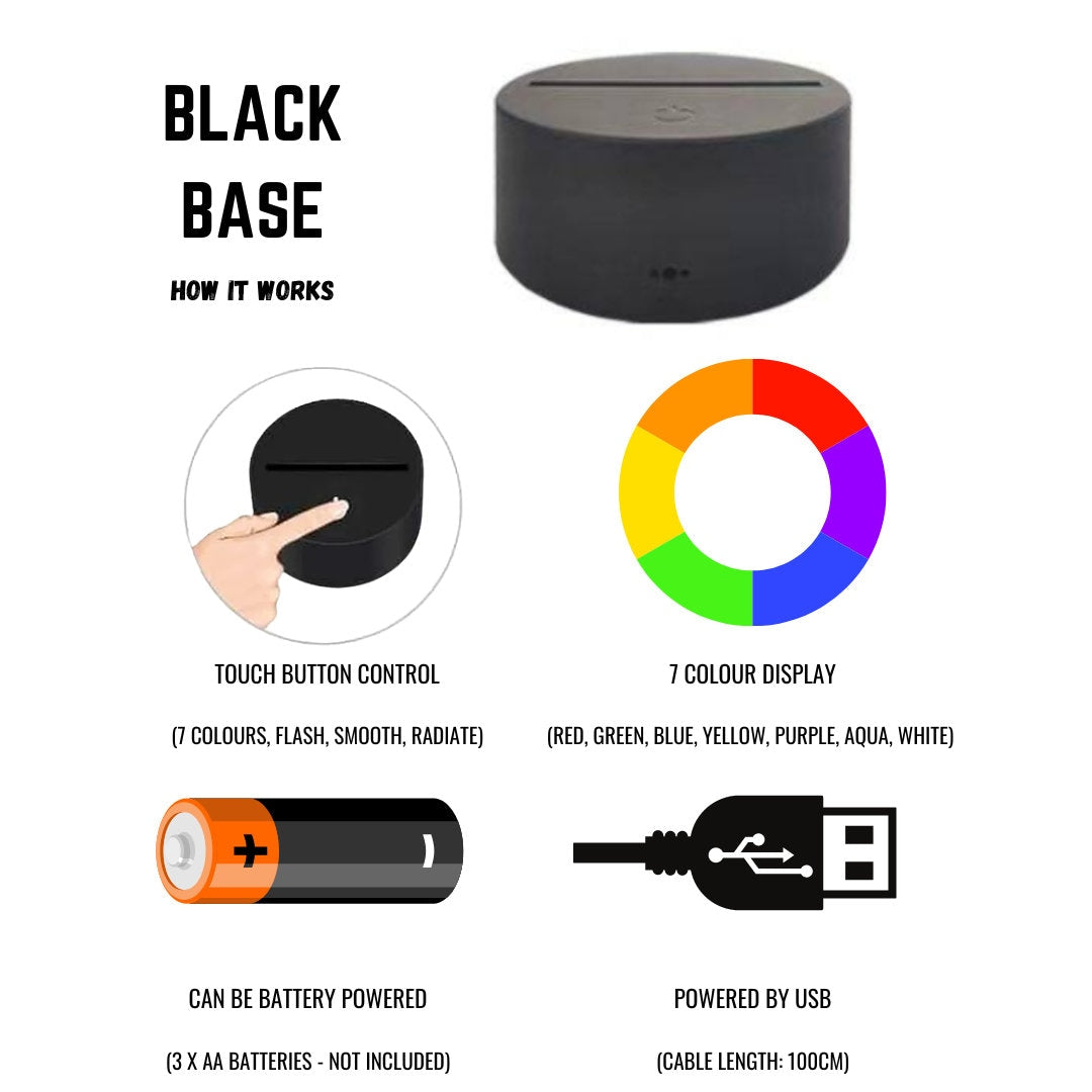 Taunus 1975 LED Lamp Night Light Night Light Stock Car & Banger Toy Tracks