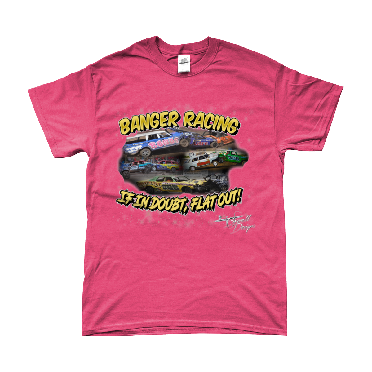 Banger Racing T-Shirts Tee Shirt Stock Car & Banger Toy Tracks
