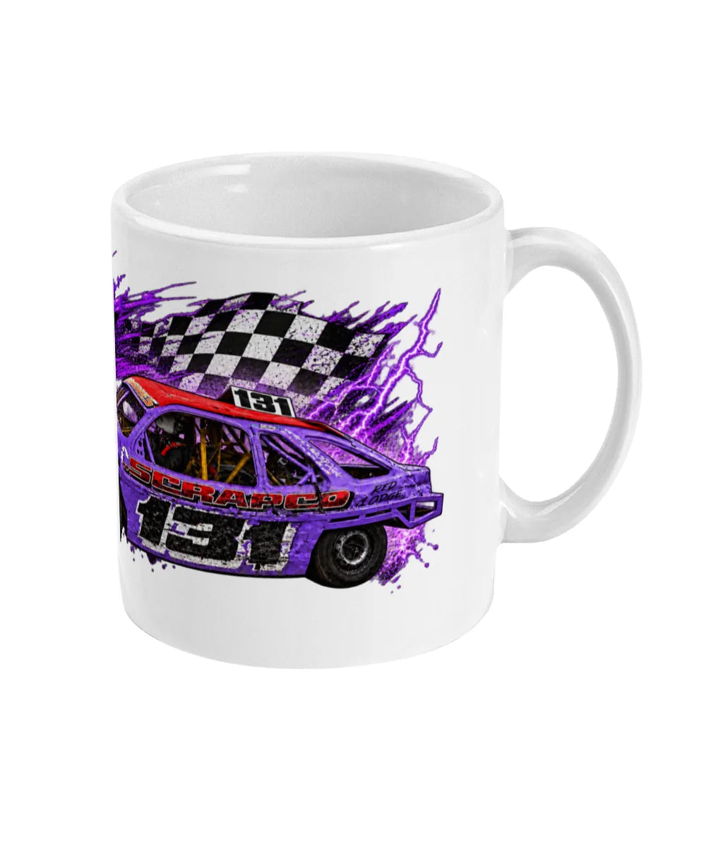 Timmy Barnes #131 2L Saloon Stock Car Mug – right side view