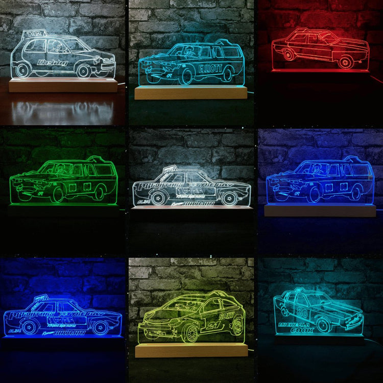 Banger Night Lights Stock Car & Banger Toy Tracks