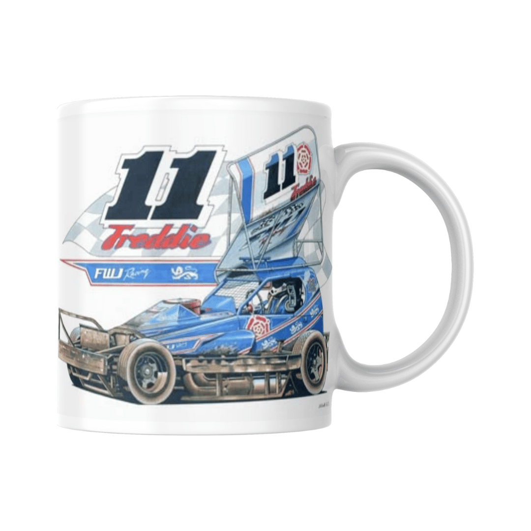 Brisca F1 #11 White Mug